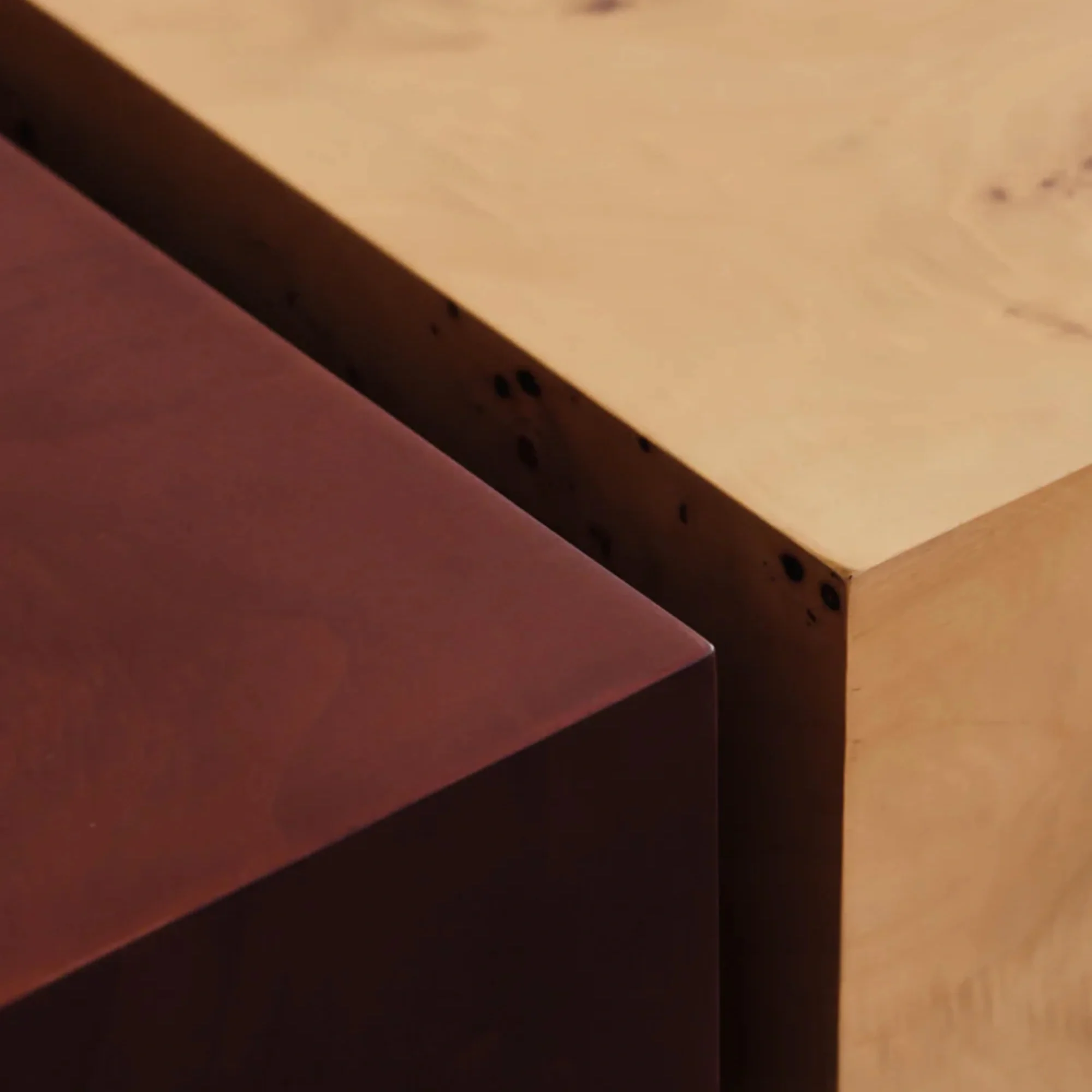 Burl Storage Coffee Table - Image 8