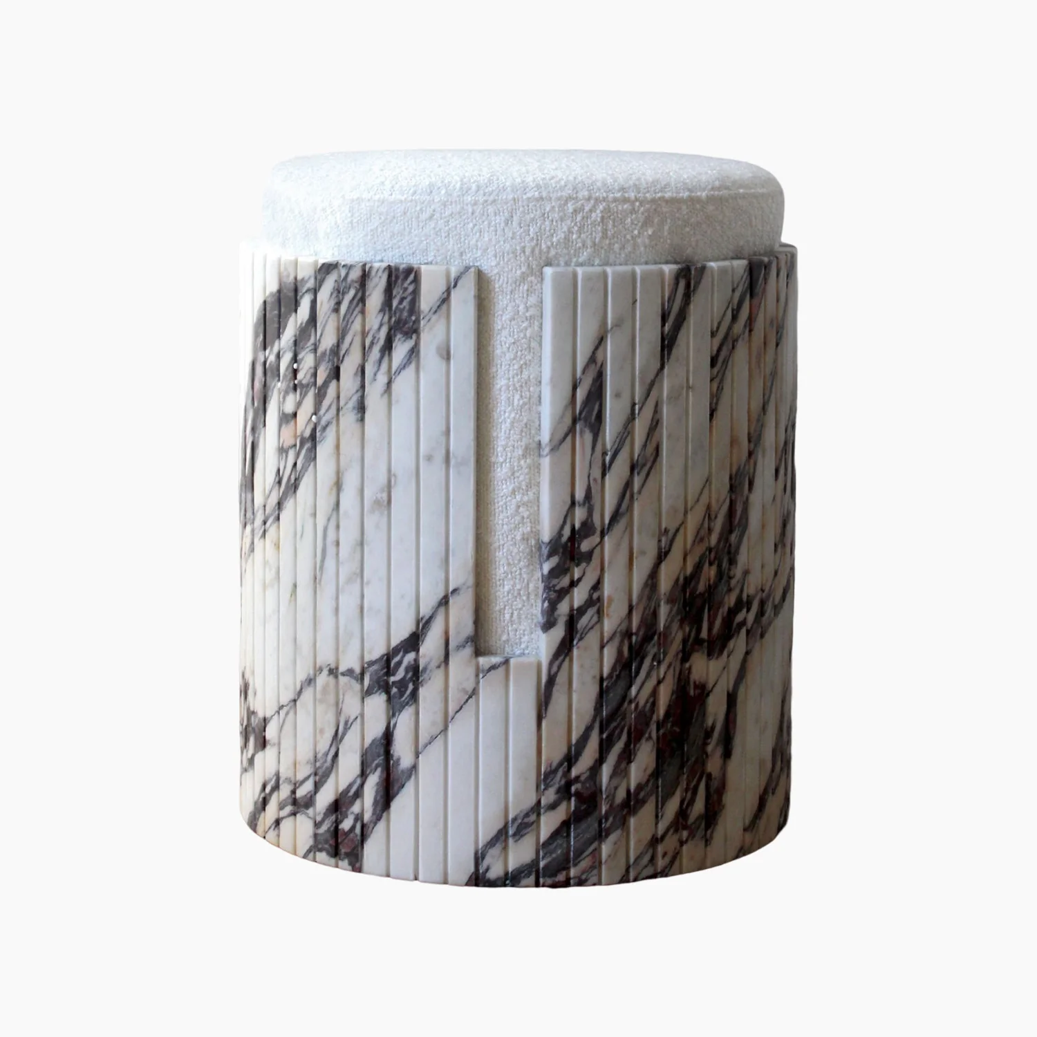 Calacatta Viola Marble Dolce Stool - Image 2