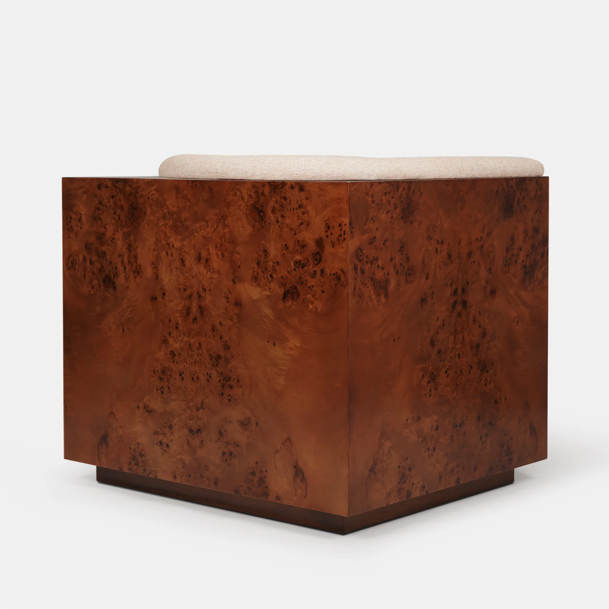 Cantera Burl wood Lounge Chair - Image 4