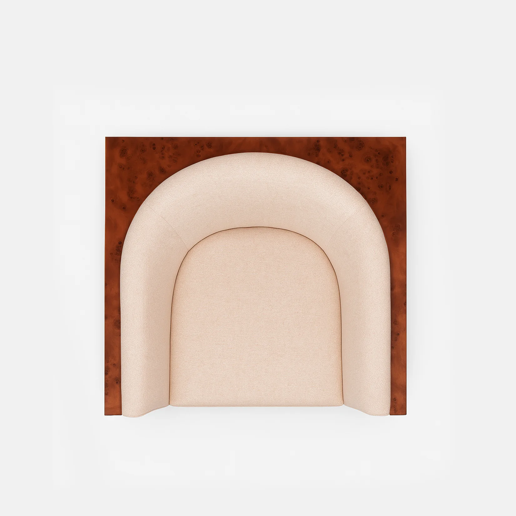 Cantera Burl wood Lounge Chair - Image 9