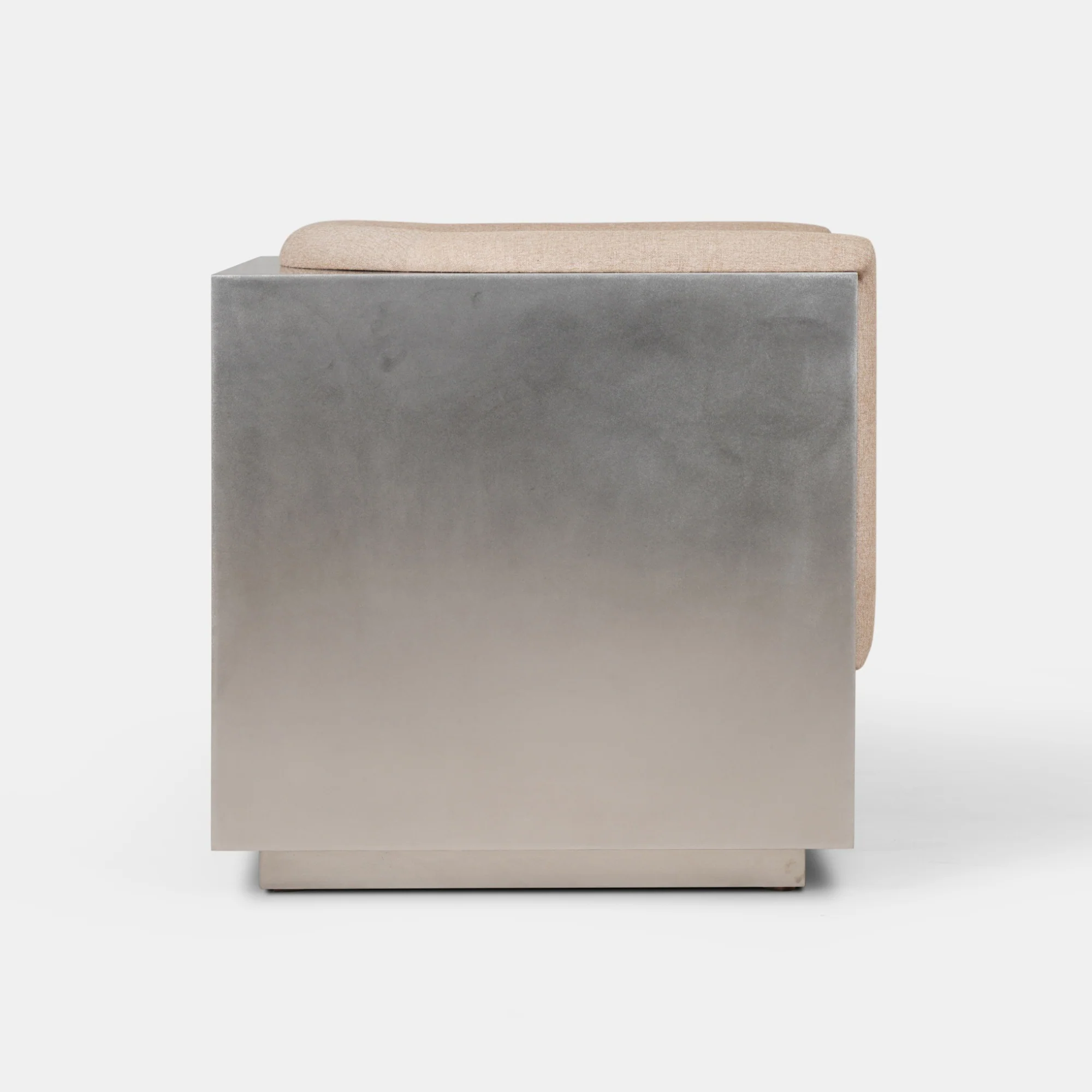 Cantera Stainless Steel Lounge Chair - Image 4