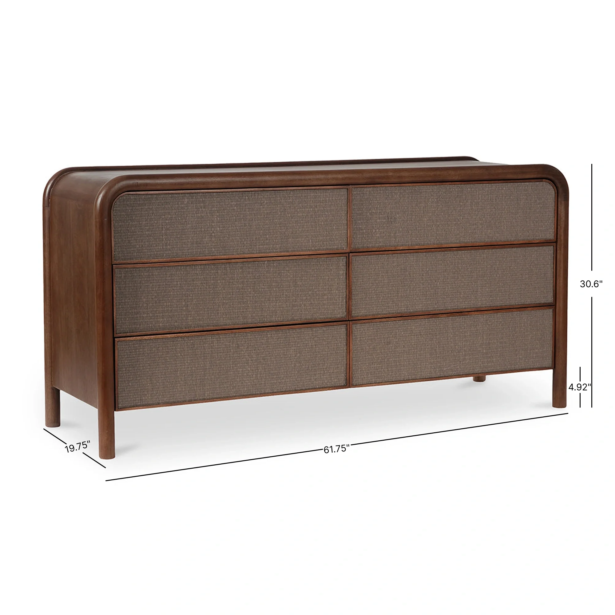 Carla 6 Drawer Dresser - Image 8