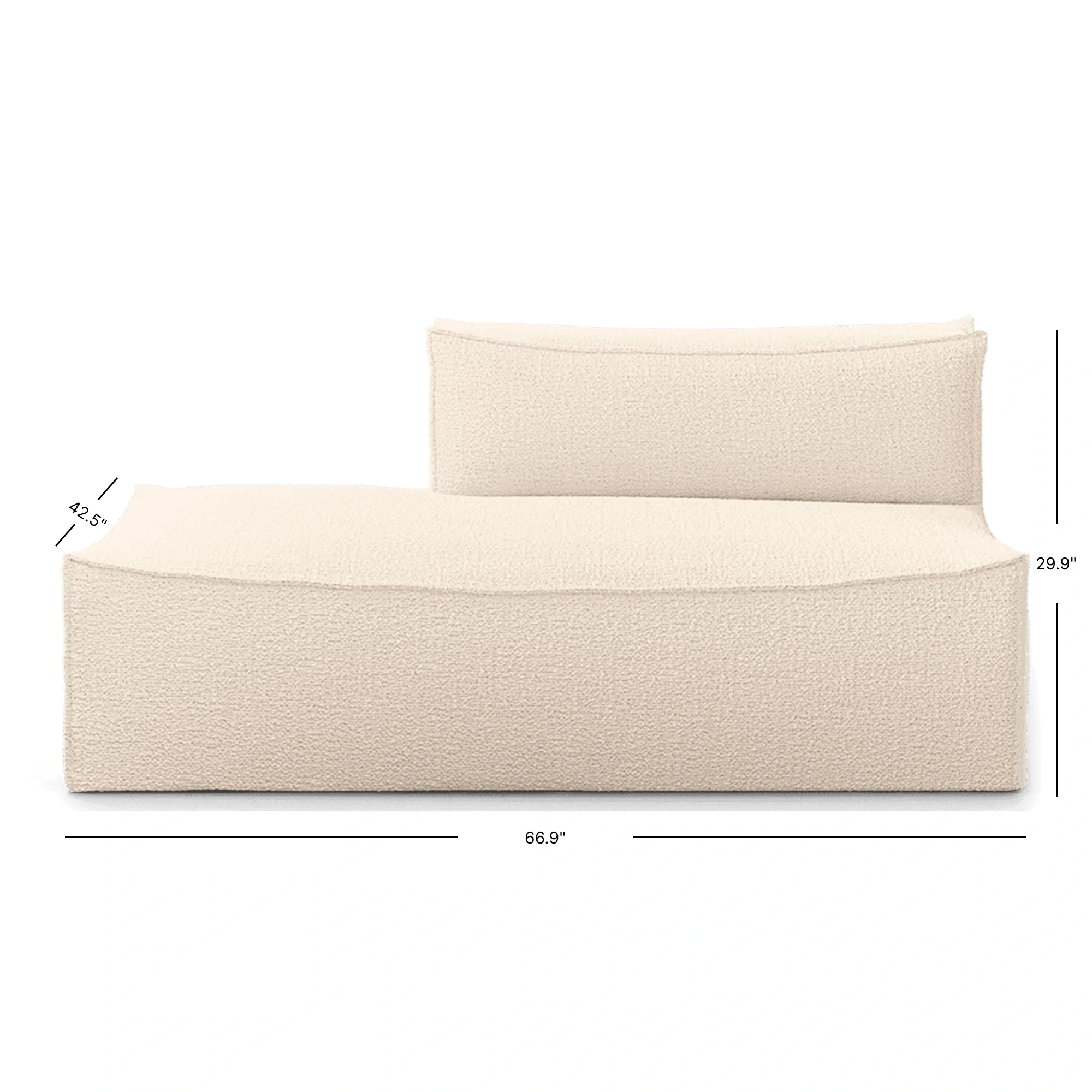 Catena Open L L300 Wool Boucle CAL117 - Off-white - Open Box - Image 3