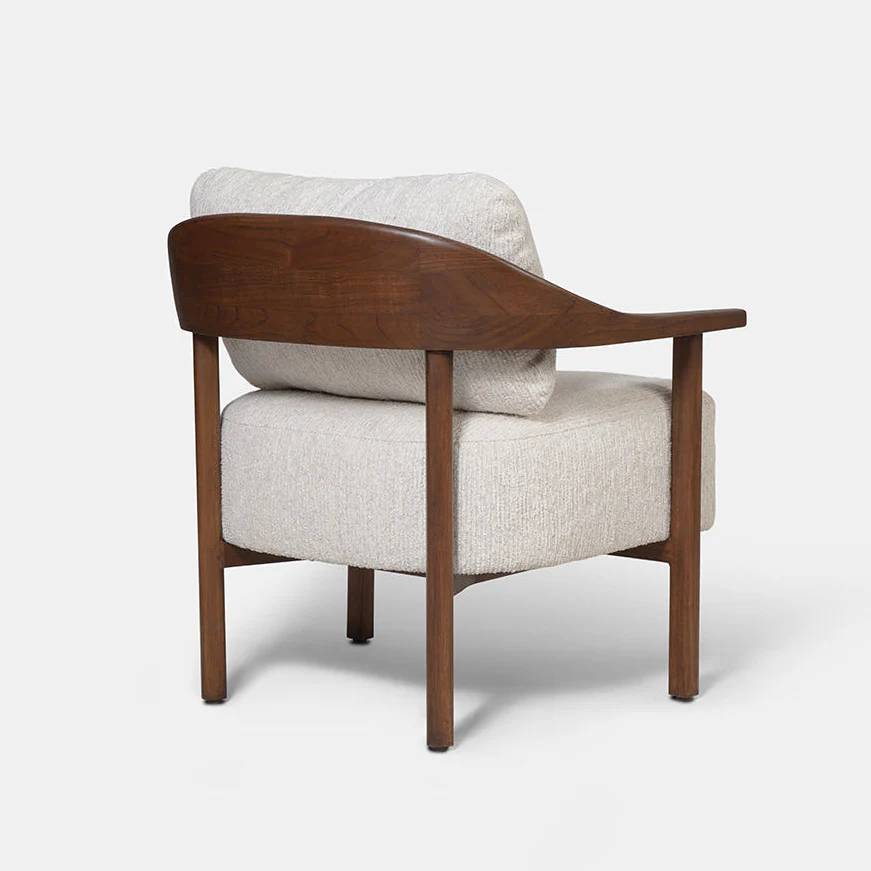 Celia Full Wood Armchair - Image 5