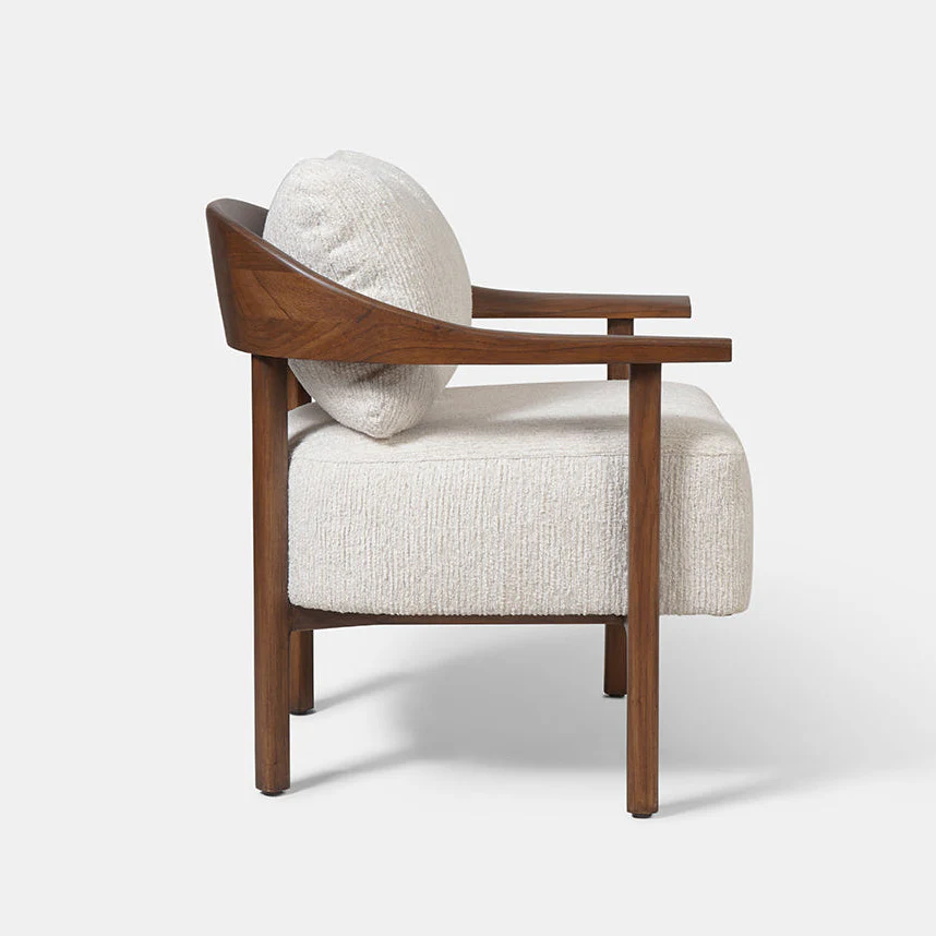 Celia Full Wood Armchair - Image 6