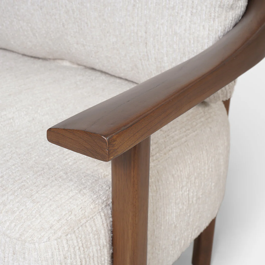 Celia Full Wood Armchair - Image 7