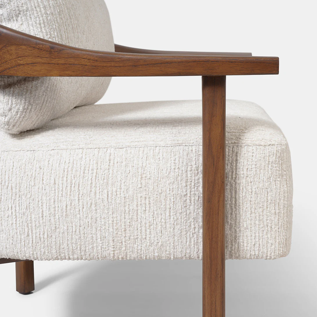 Celia Full Wood Armchair - Image 8