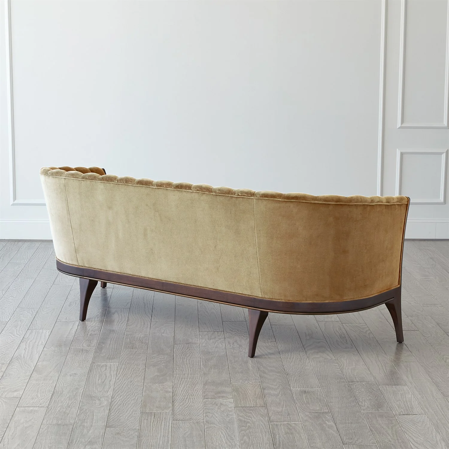 Channel Back Sofa - Toast Velvet - Image 7