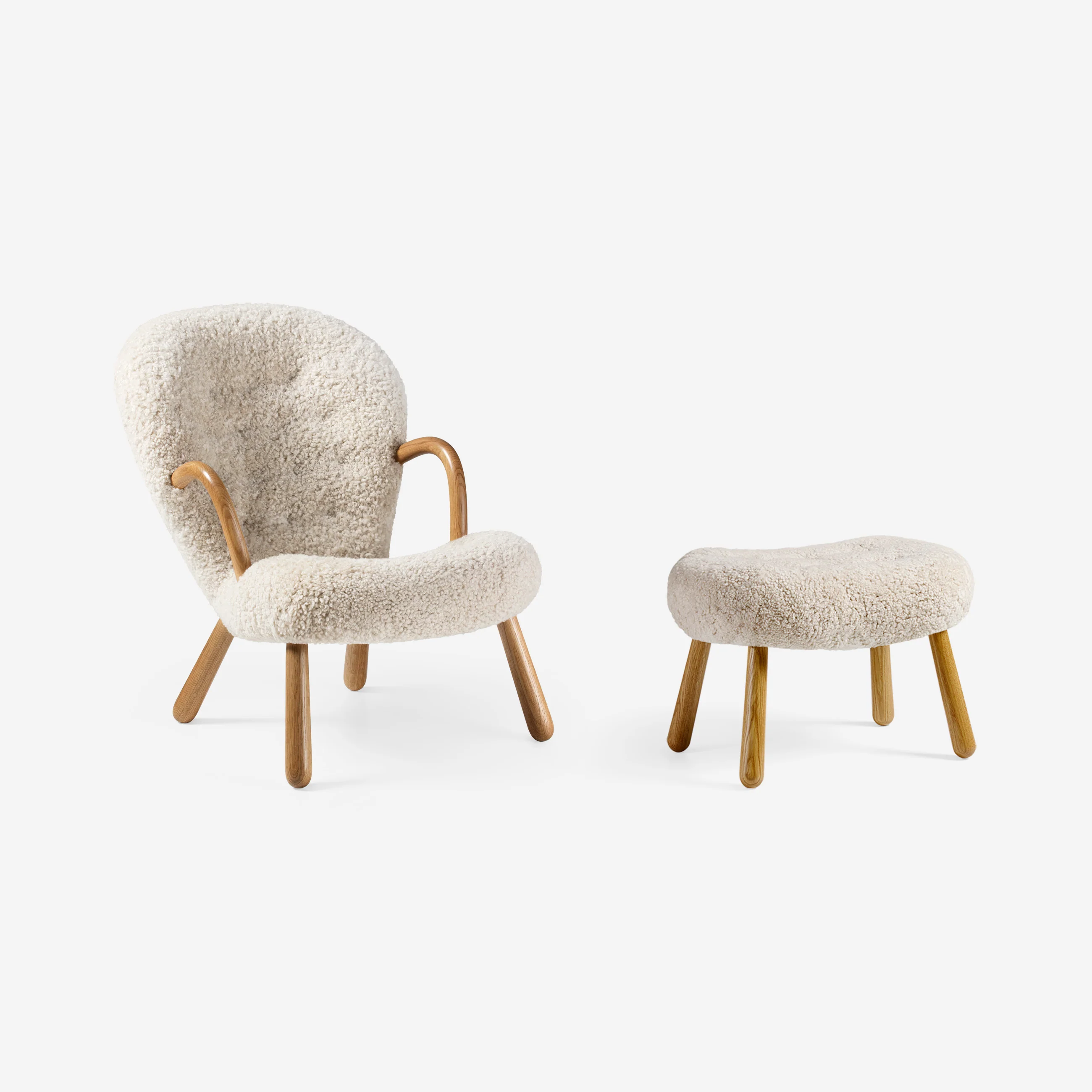 Clam Stool - Sheepskin - Image 10