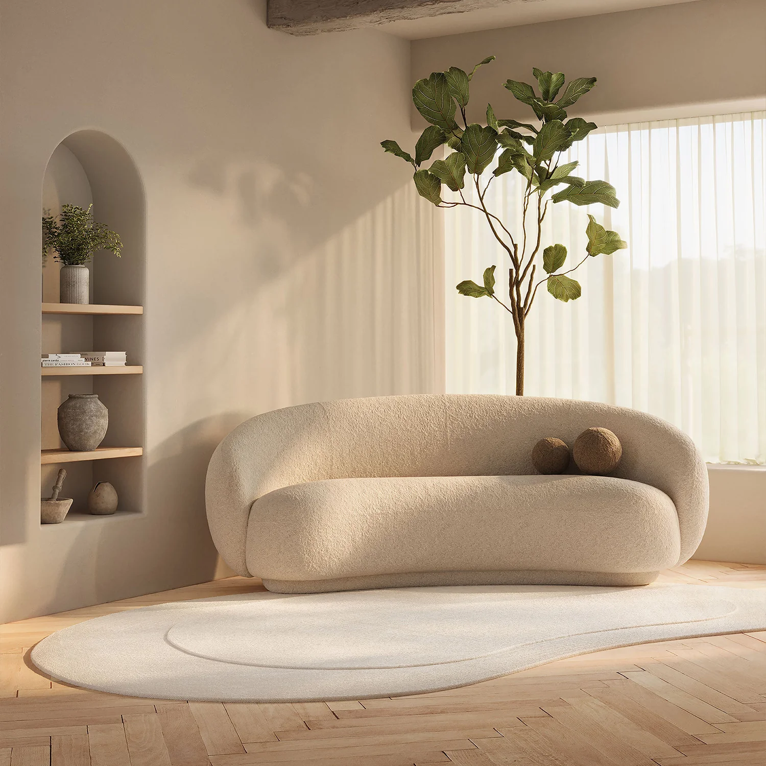 Claude-1 Ivory Rug - Image 2