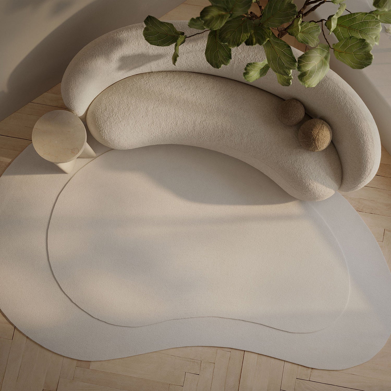 Claude-1 Ivory Rug - Image 3