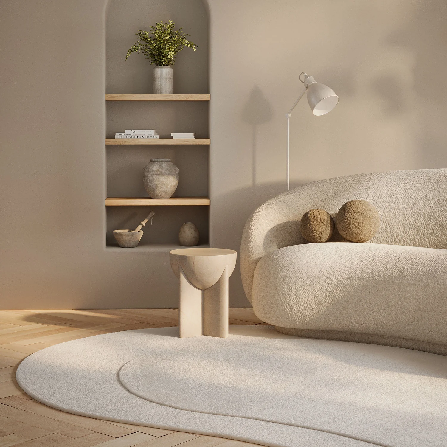 Claude-1 Ivory Rug - Image 4