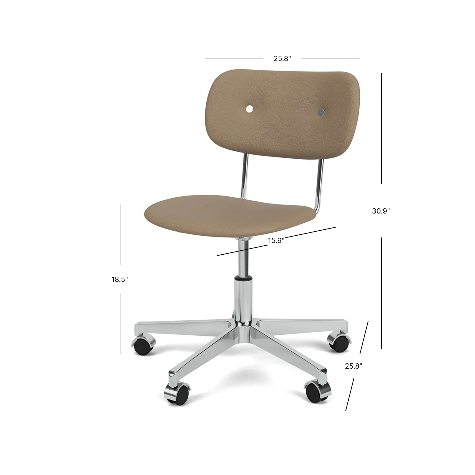 Co Task Chair - Fully Upholstered - Image 7