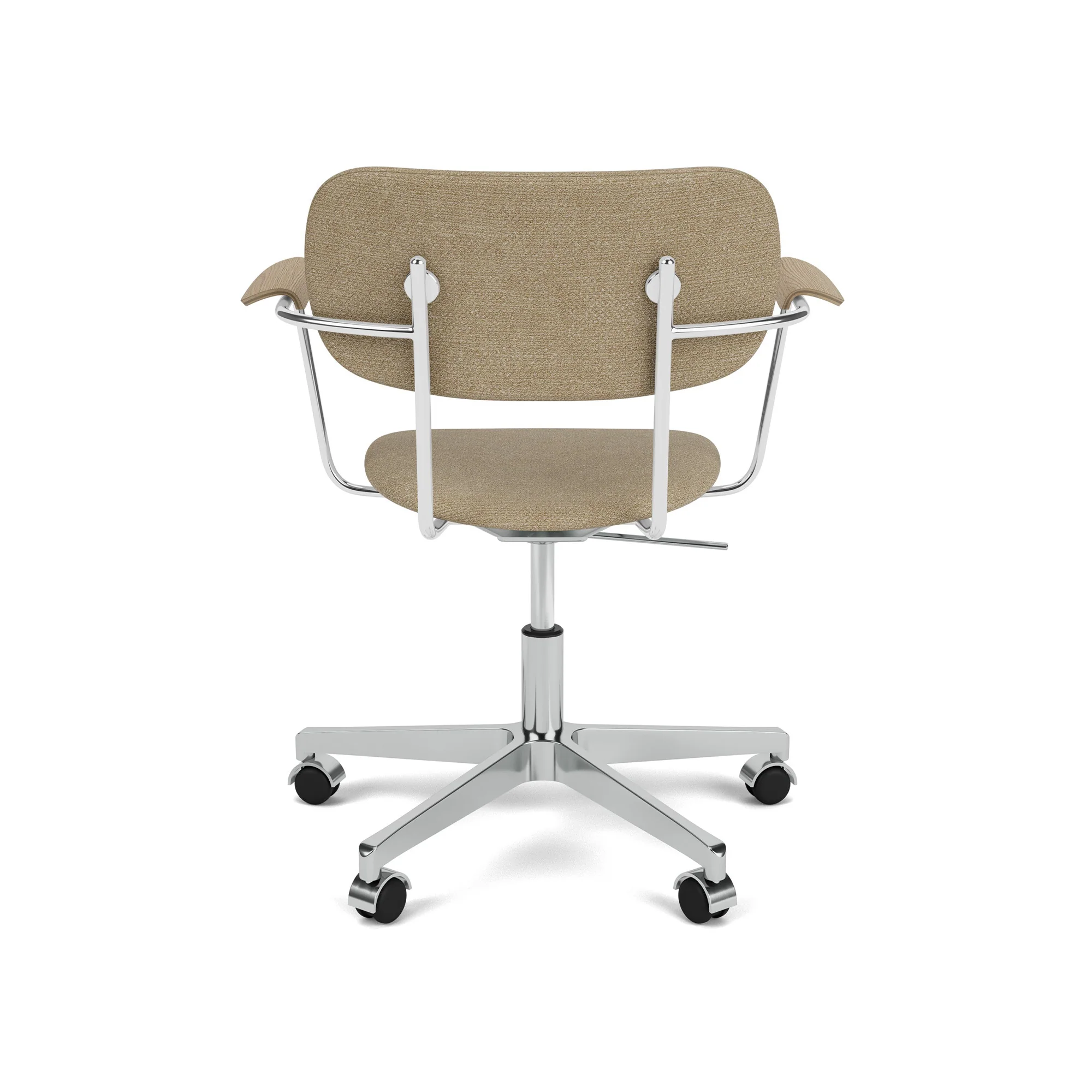 Co Task Chair - Fully Upholstered W/ Arm - Beige - Image 6