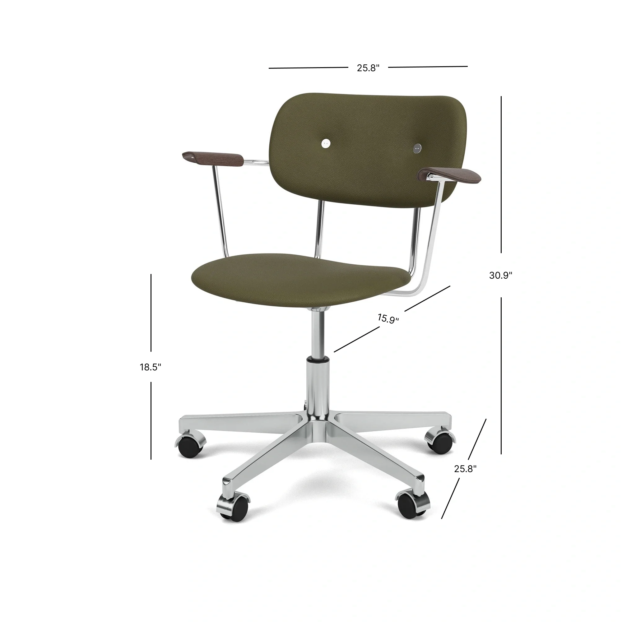 Co Task Chair - Fully Upholstered w/ Arm - Sierra - Image 6