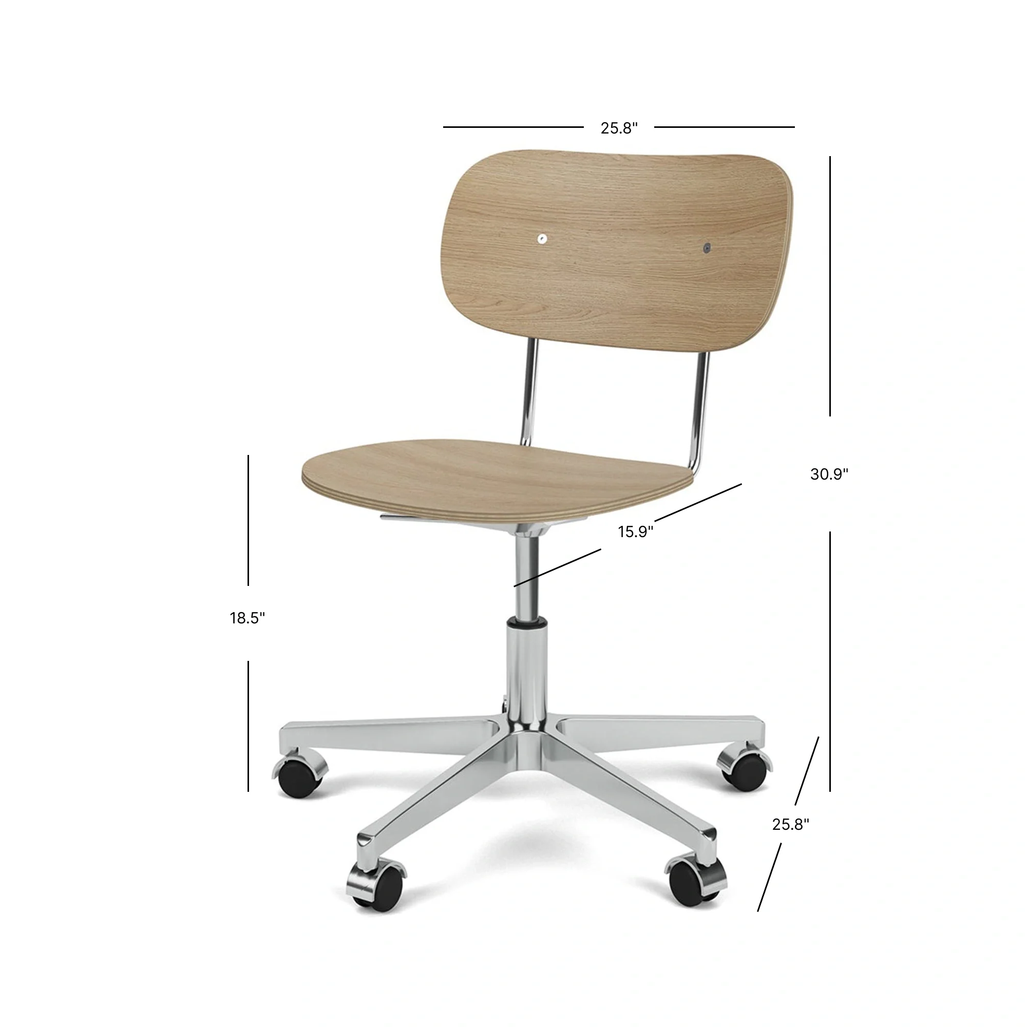 Co Task Chair - Veneer - Image 20