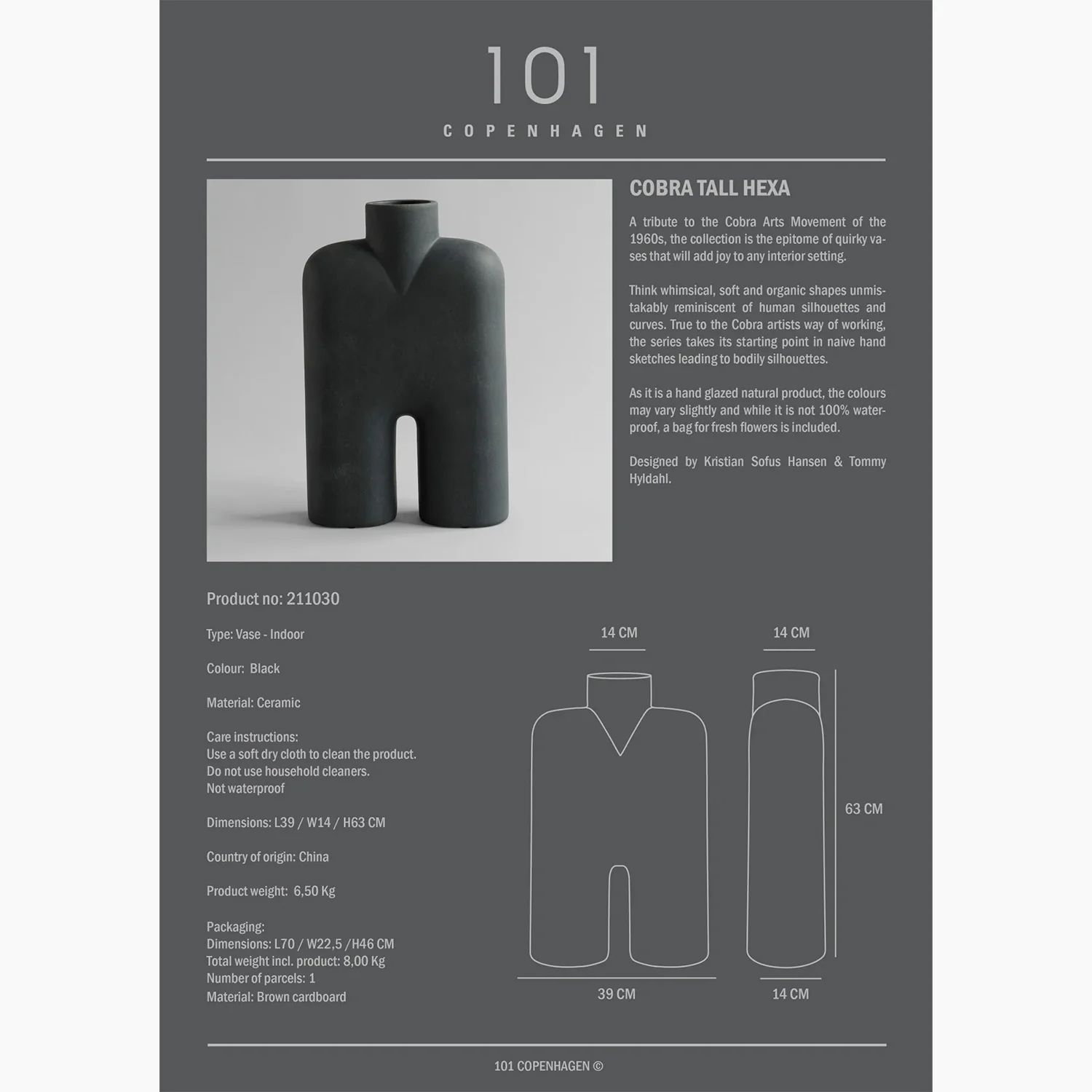 Cobra - Tall Hexa - Black - Image 4