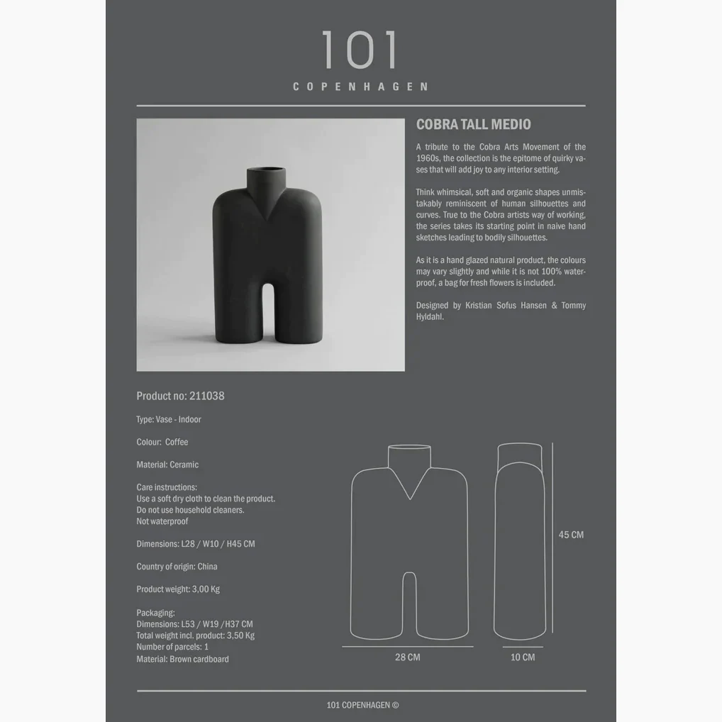 Cobra Tall, Medio - Coffee - Image 8