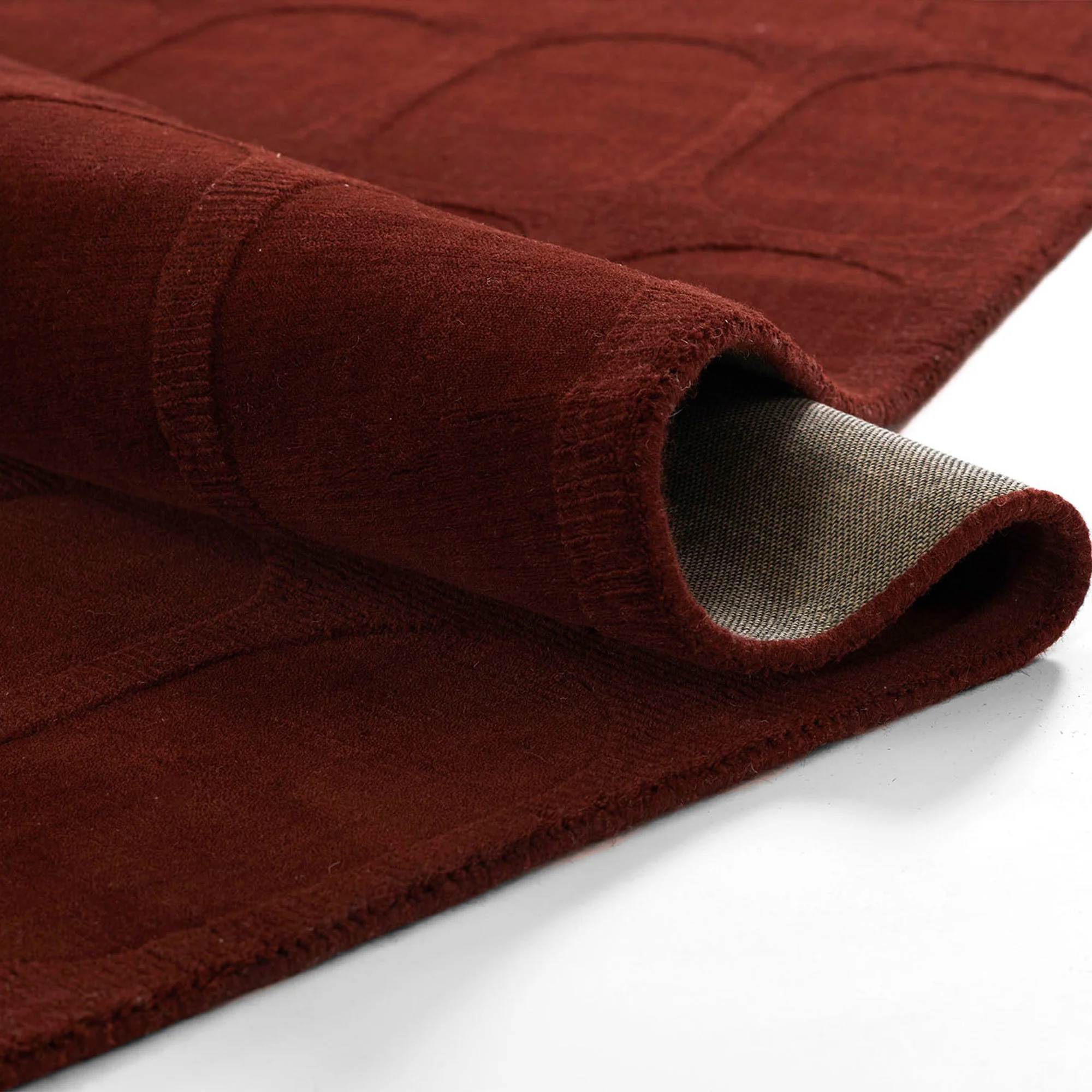 Contour-2 Burgundy Rug - Image 7