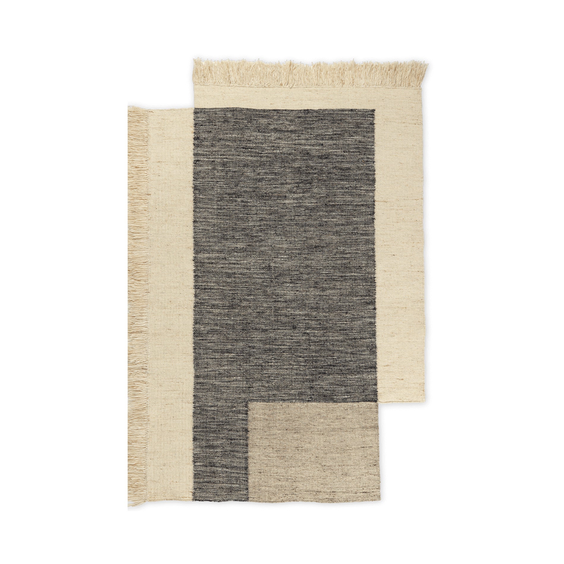Counter Rug - Charcoal/Off-white - Image 2