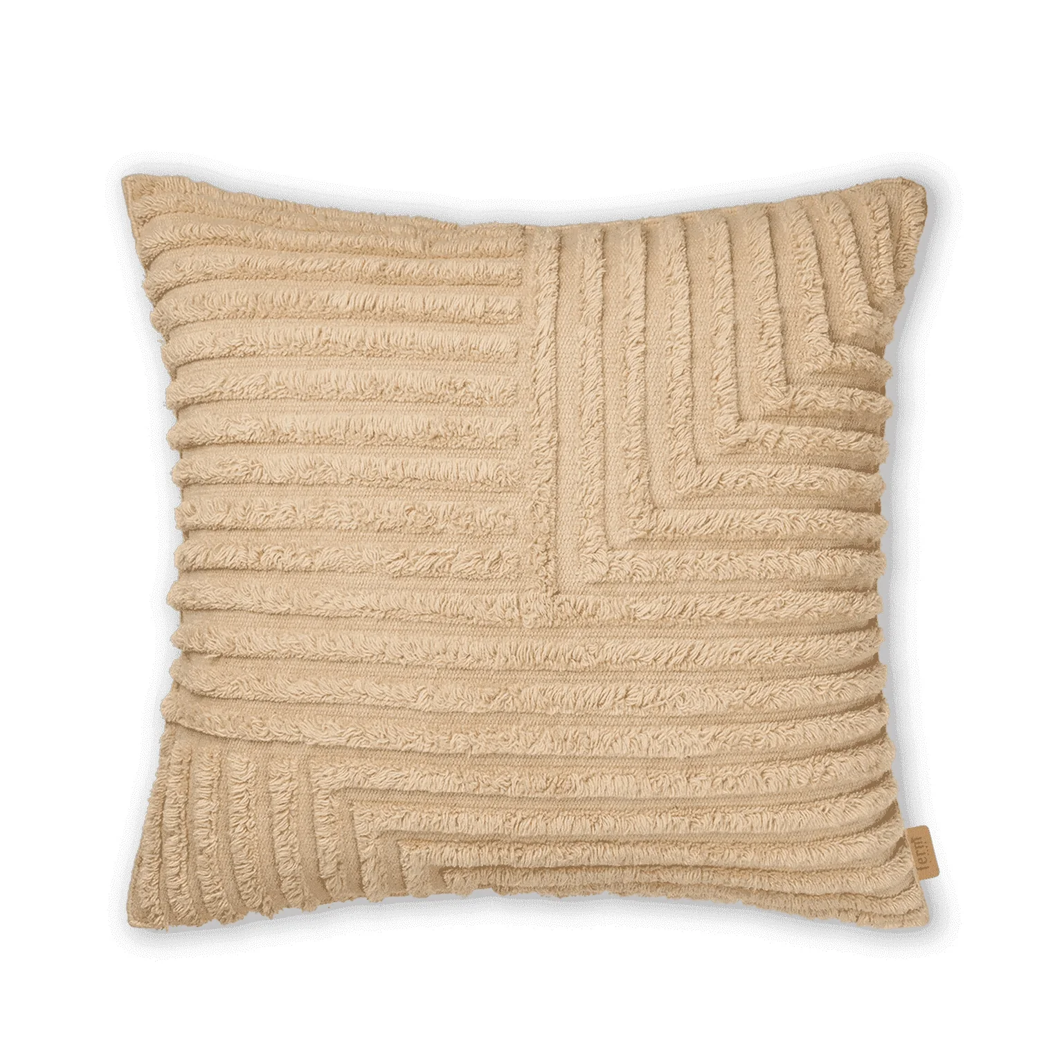 Crease Wool Cushion - Light Sand - Image 4