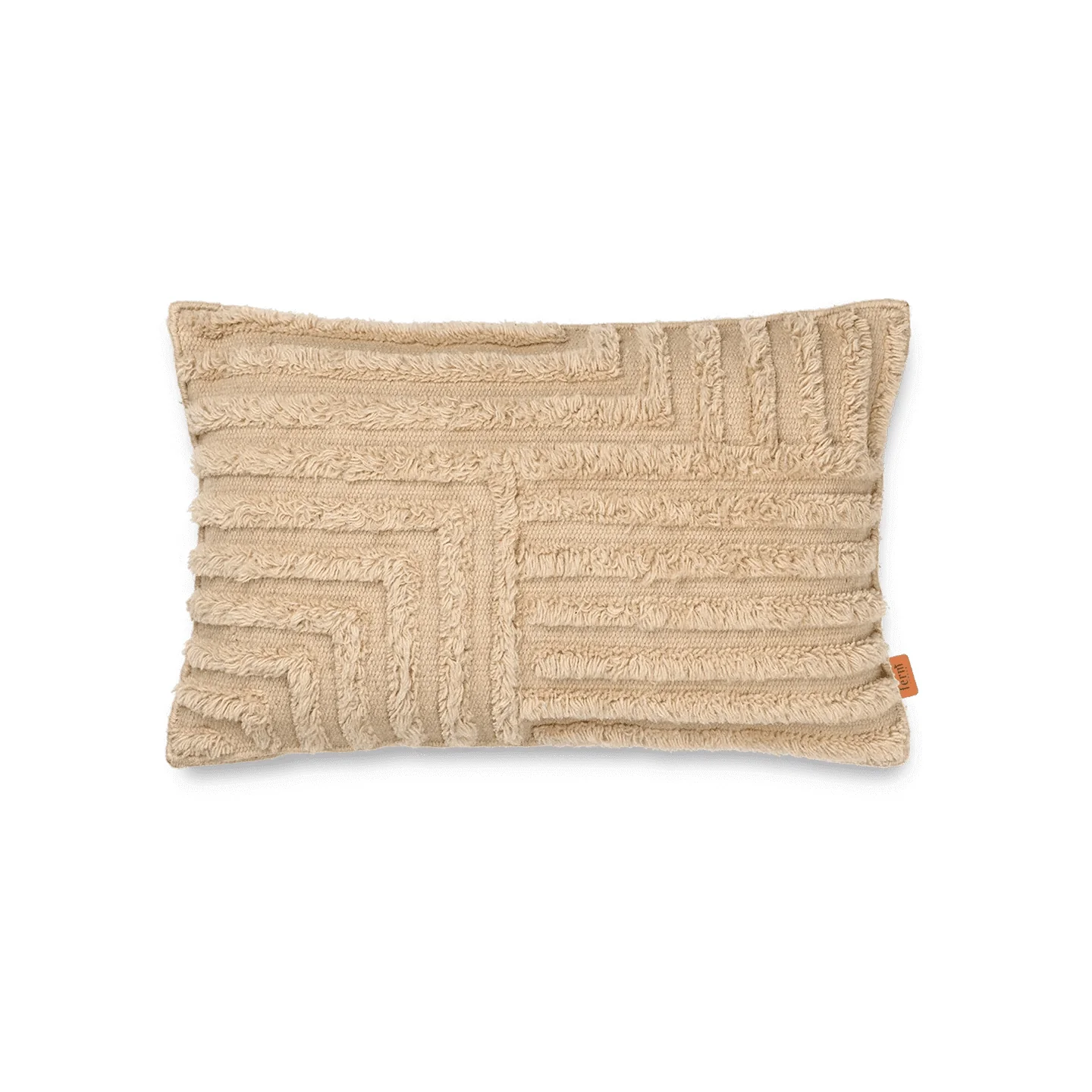 Crease Wool Cushion - Light Sand - Image 5