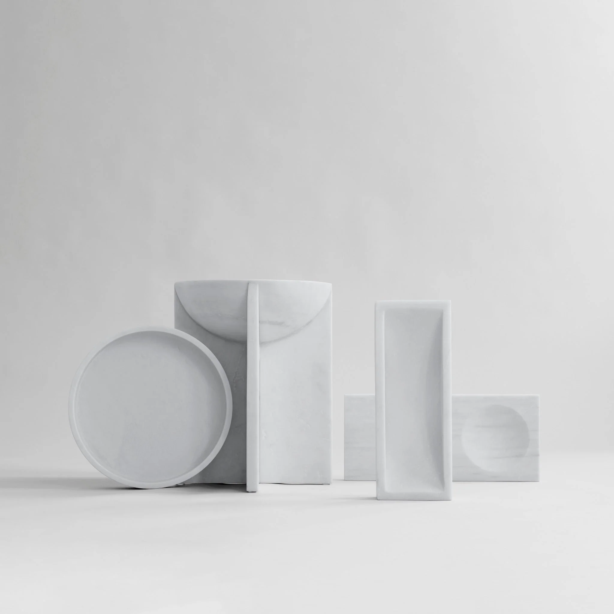 Cross Marble Side Table - Image 4