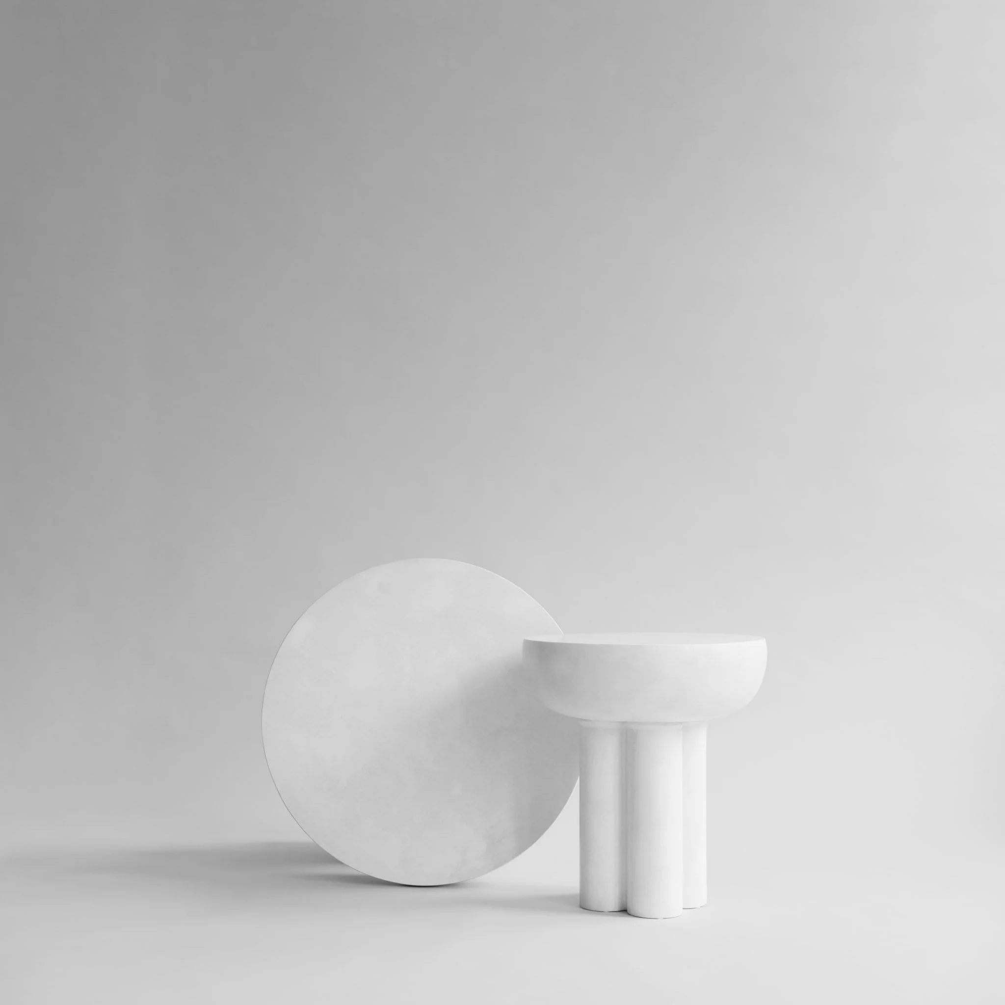 Crown Table, Low - Bone White - Pickup Only - Image 8