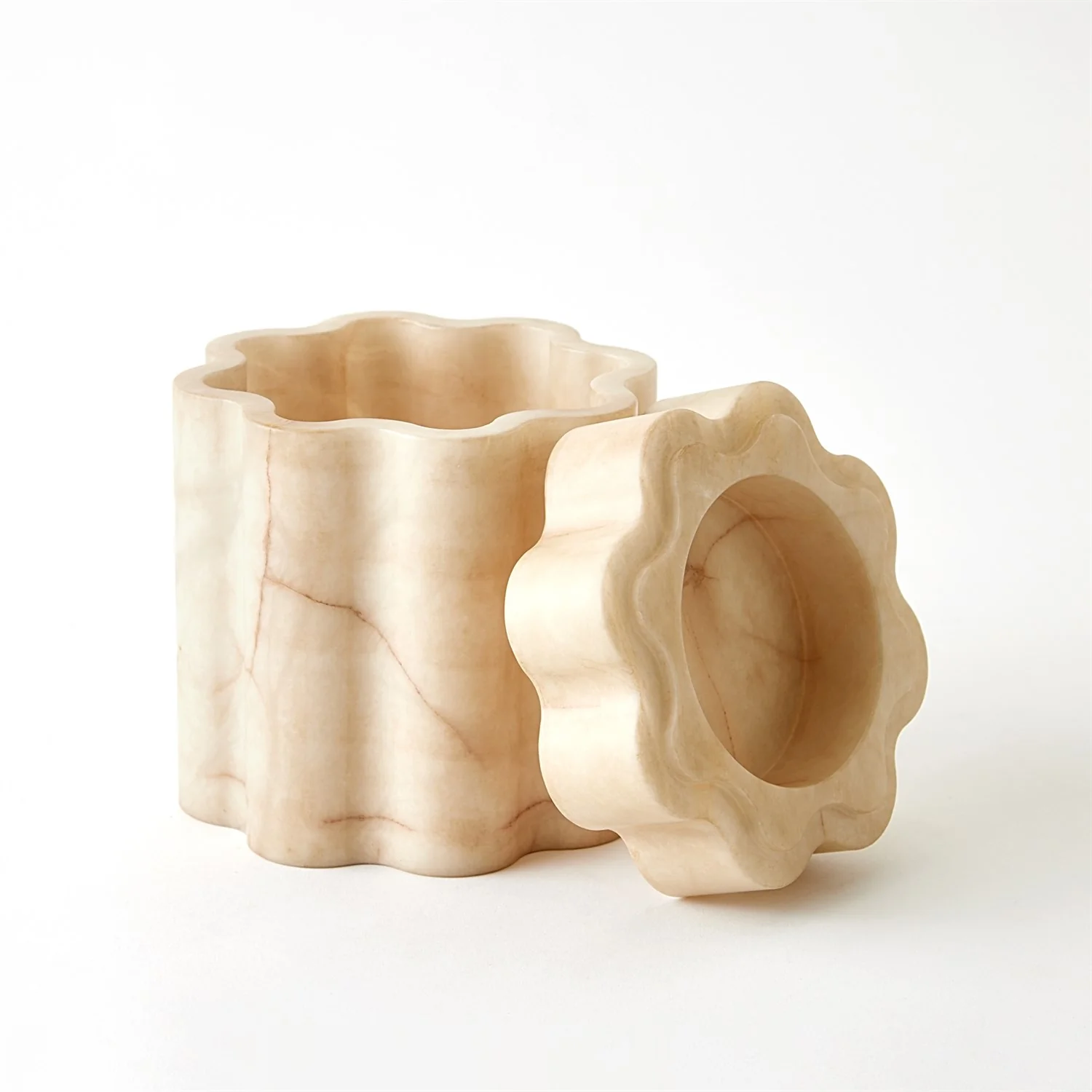 Cumulus Alabaster Tall Boxes - Cream - Image 10