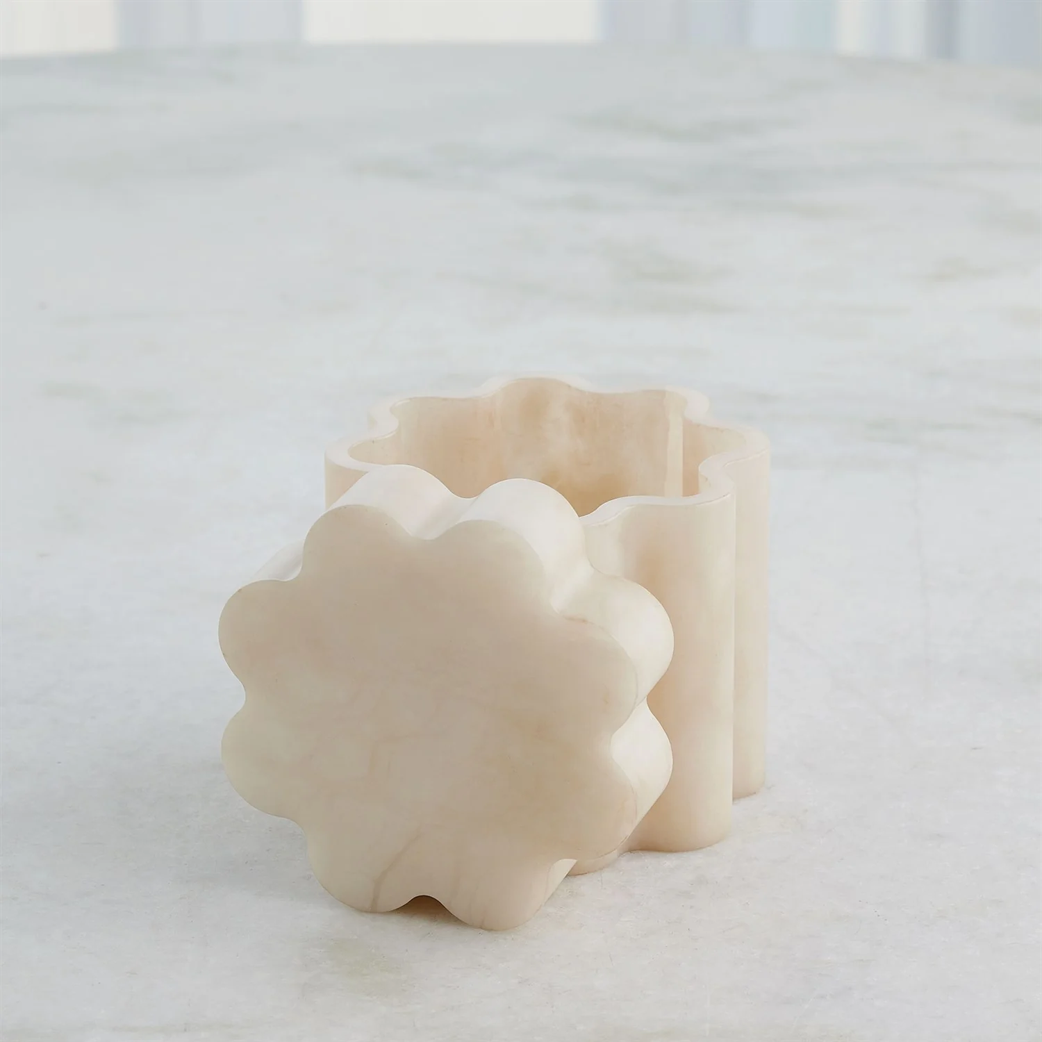 Cumulus Alabaster Tall Boxes - Cream - Image 3