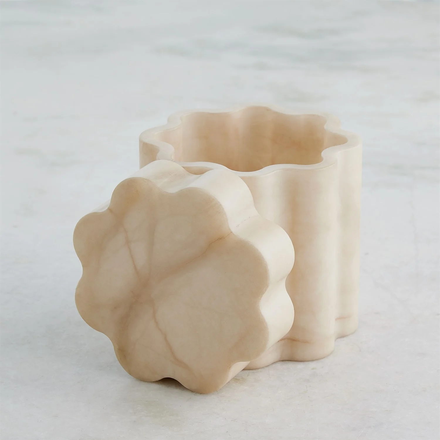 Cumulus Alabaster Tall Boxes - Cream - Image 5