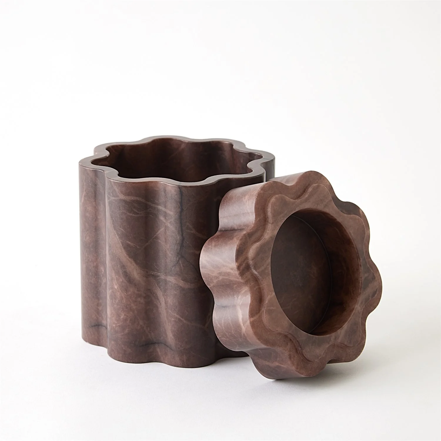 Cumulus Alabaster Tall Boxes - Chocolate - Image 10