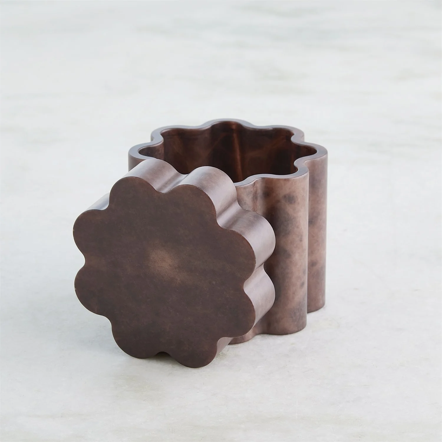 Cumulus Alabaster Tall Boxes - Chocolate - Image 3