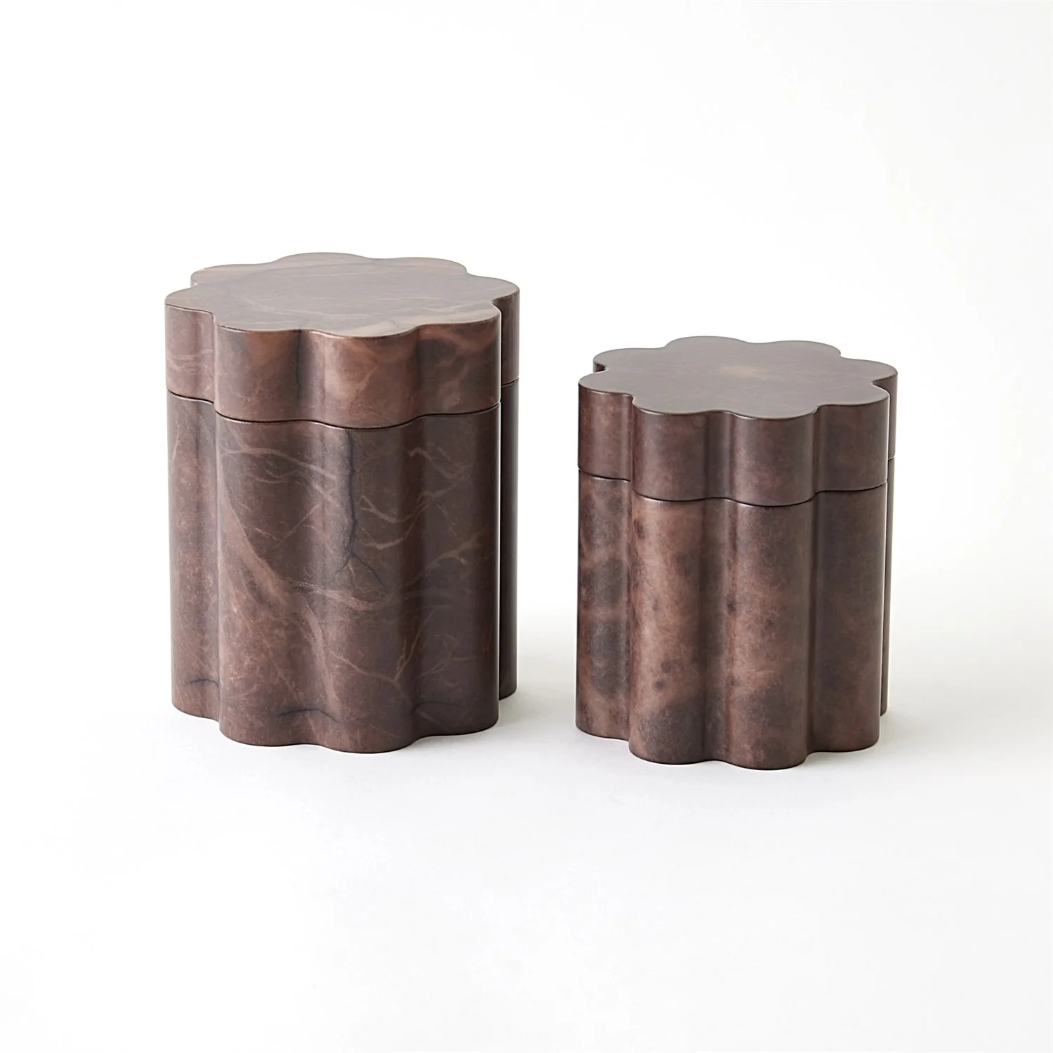 Cumulus Alabaster Tall Boxes - Chocolate - Image 6