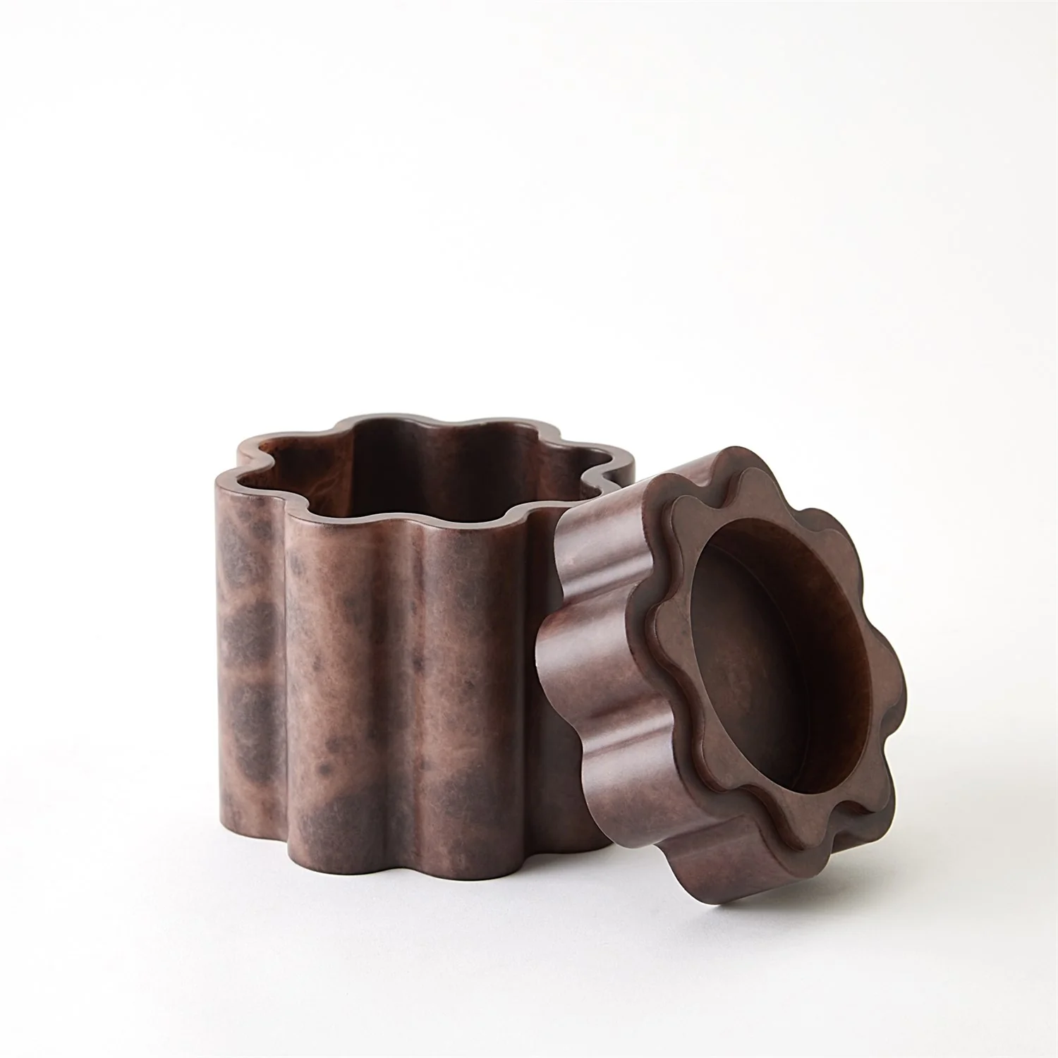 Cumulus Alabaster Tall Boxes - Chocolate - Image 8