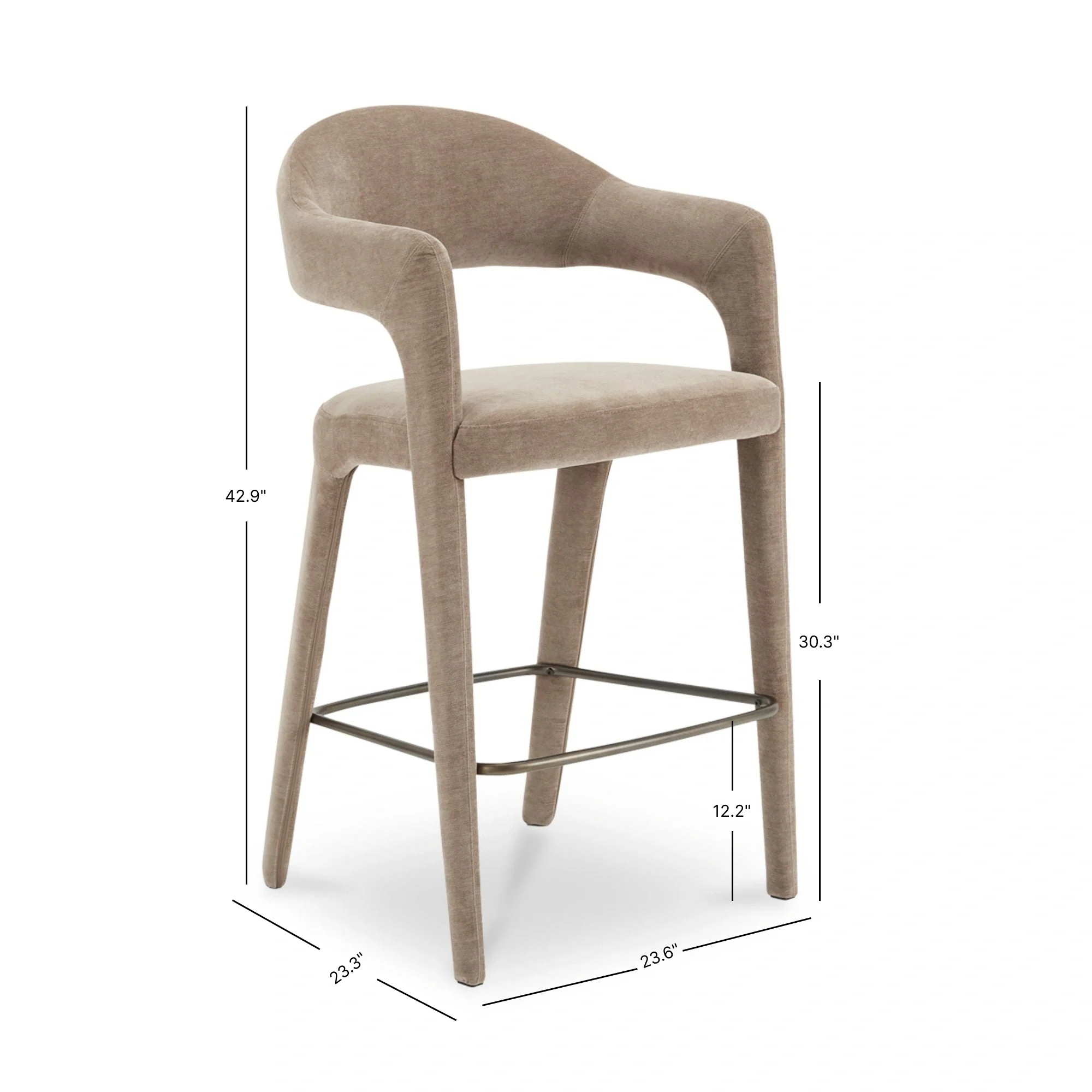 Daphne Camel Bar Stool - Image 5