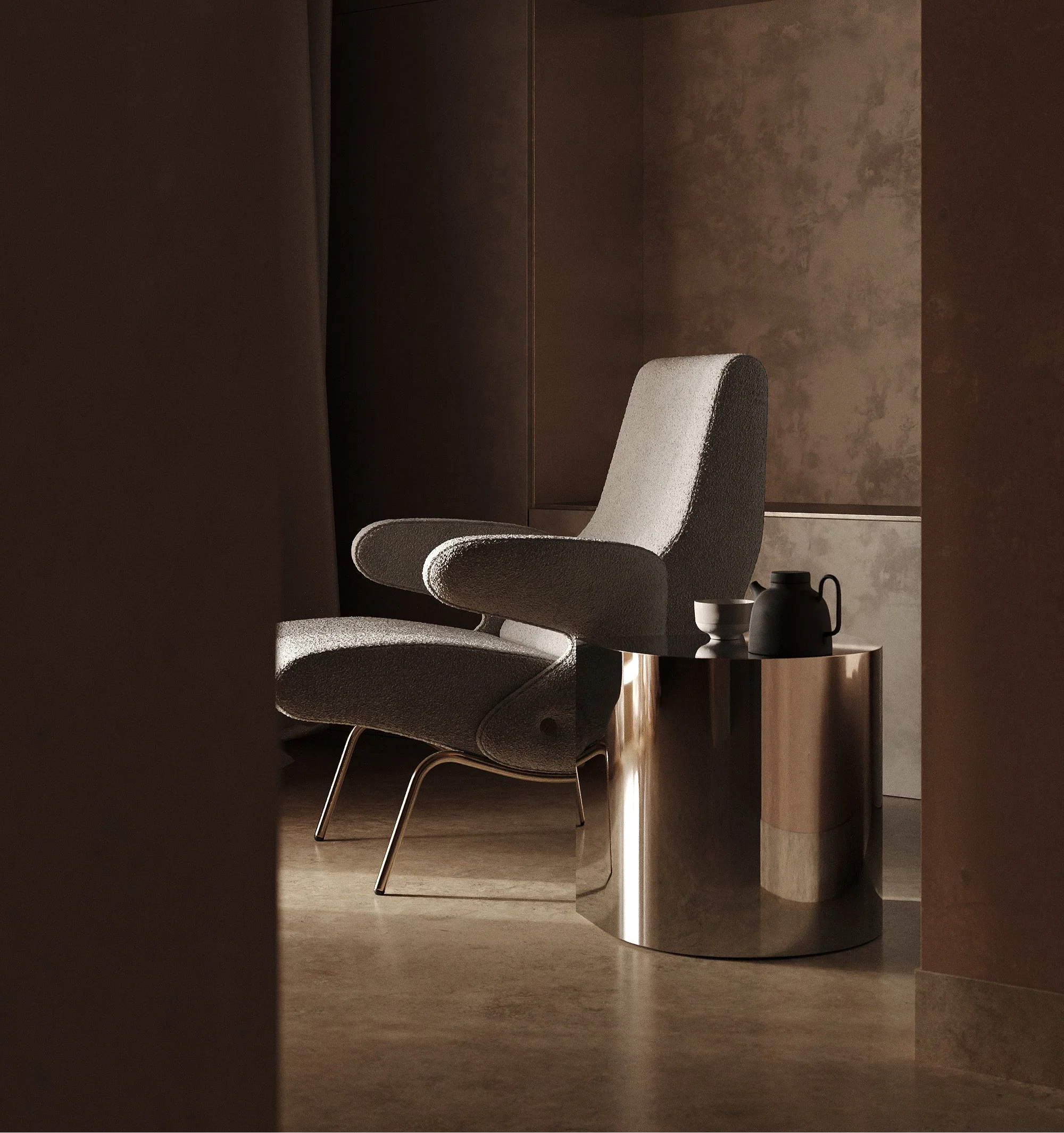 Demi Lune Stool - Image 11