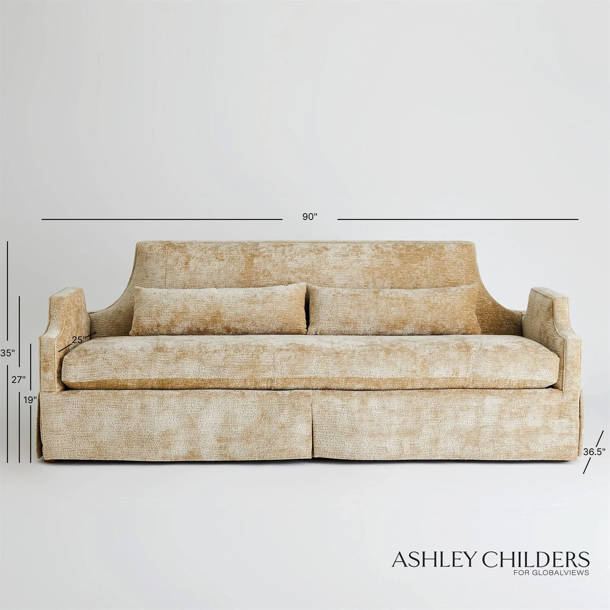 Diana Skirted Sofa - Image 15