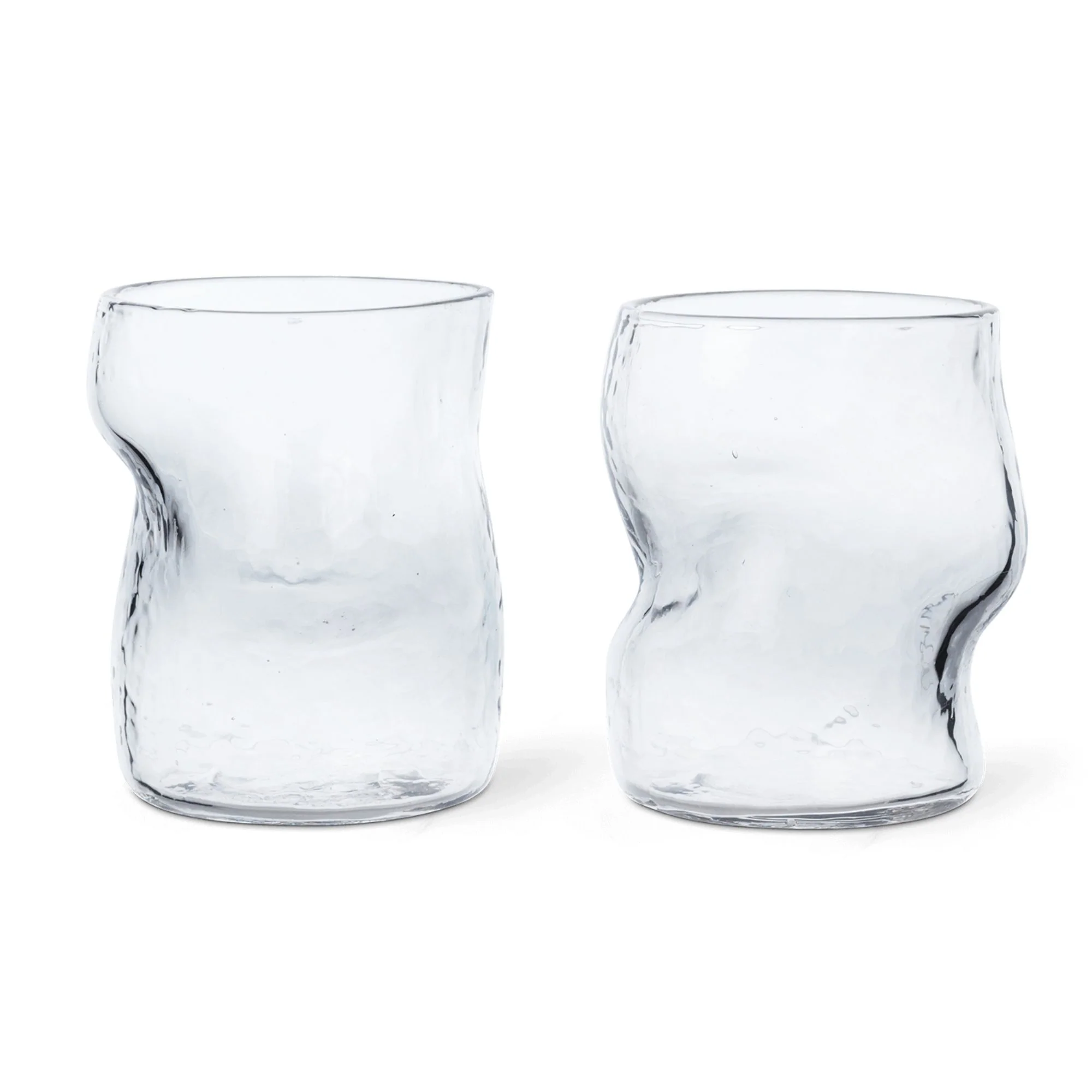 Dimple Glasses - Set of 2 - Clear - Image 2