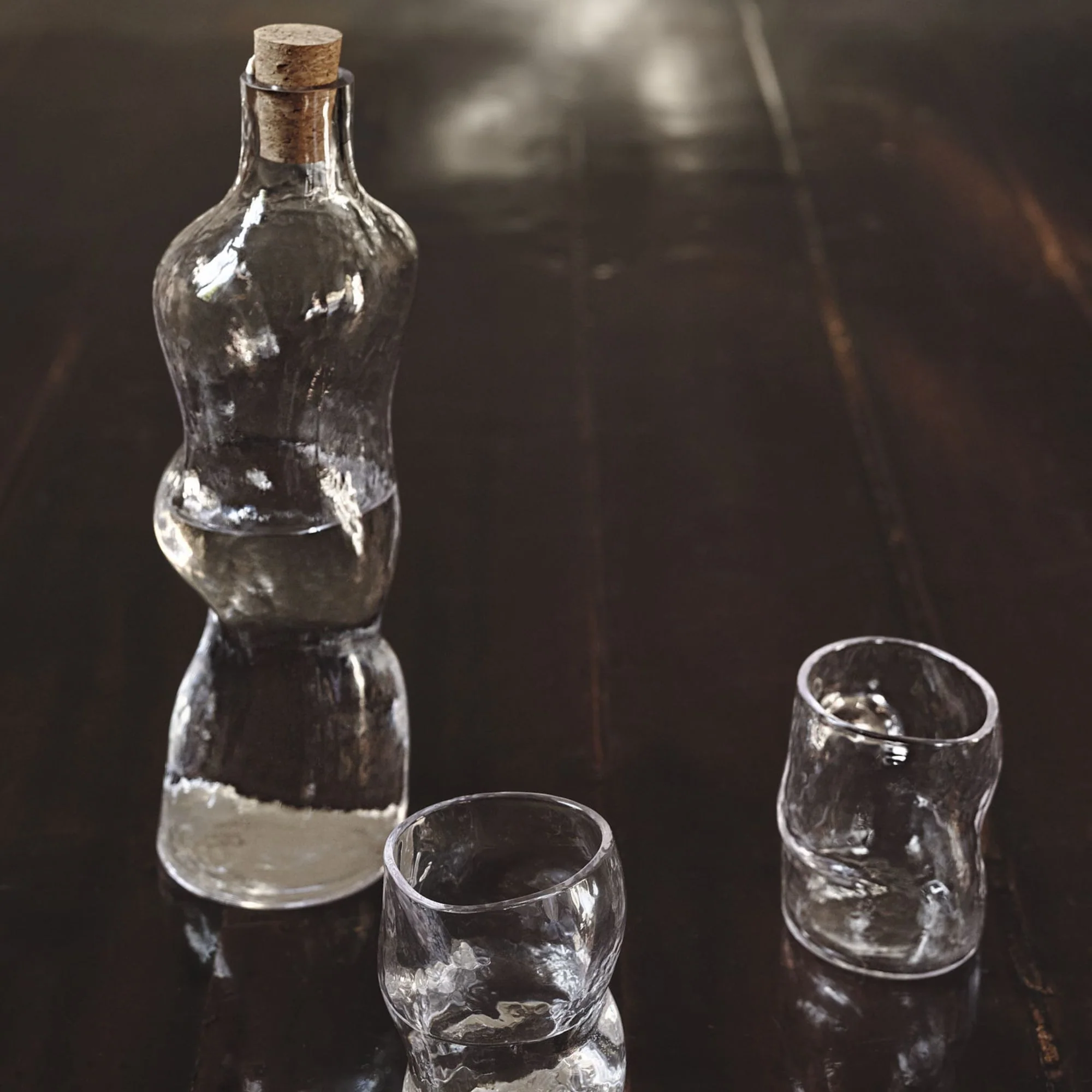 Dimple Glasses - Set of 2 - Clear - Image 3