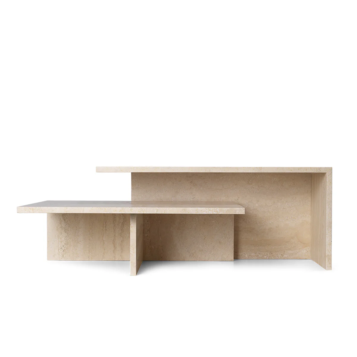Distinct Grande Duo Tables - Travertine - Image 3