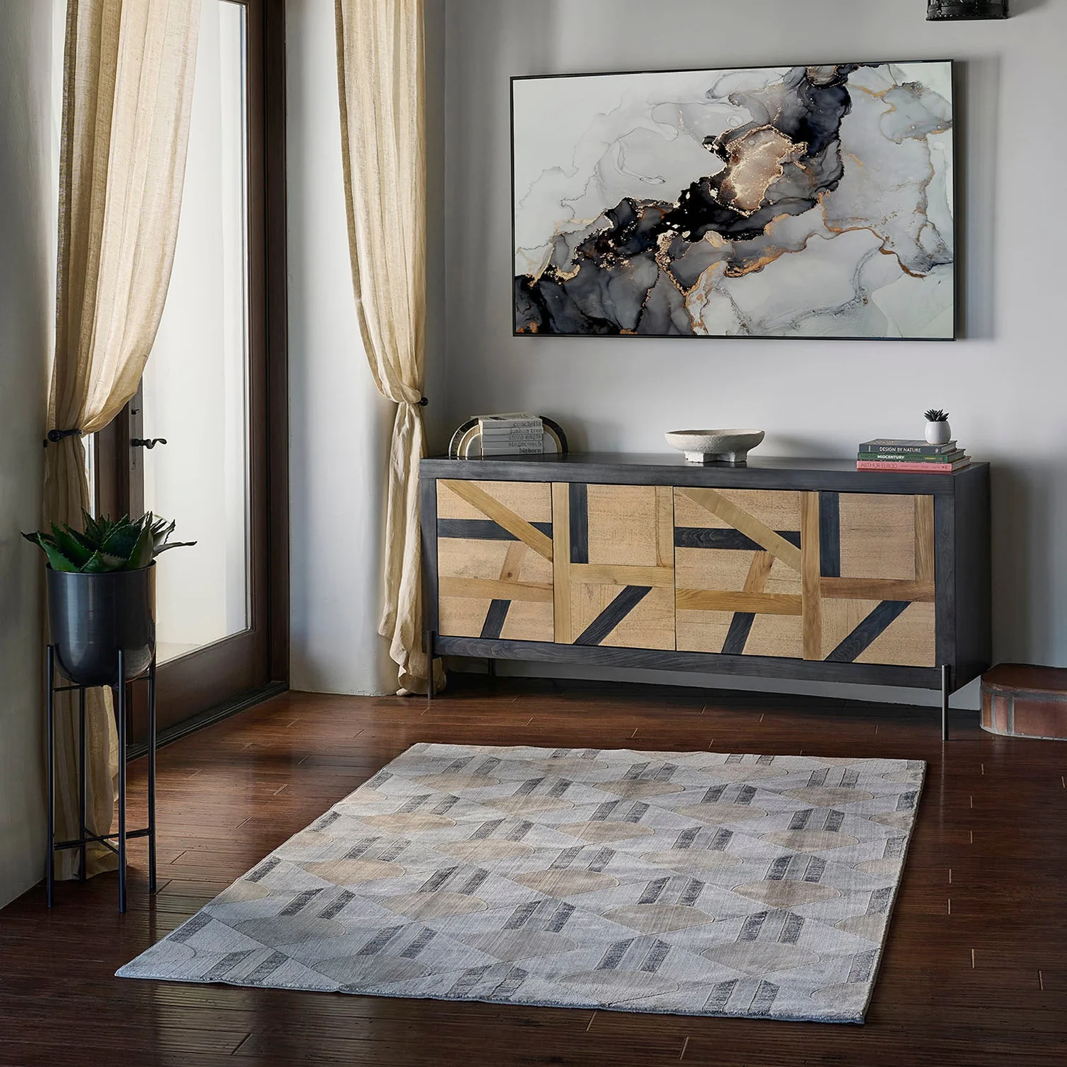 Edition-1 Charcoal Rug - Image 2