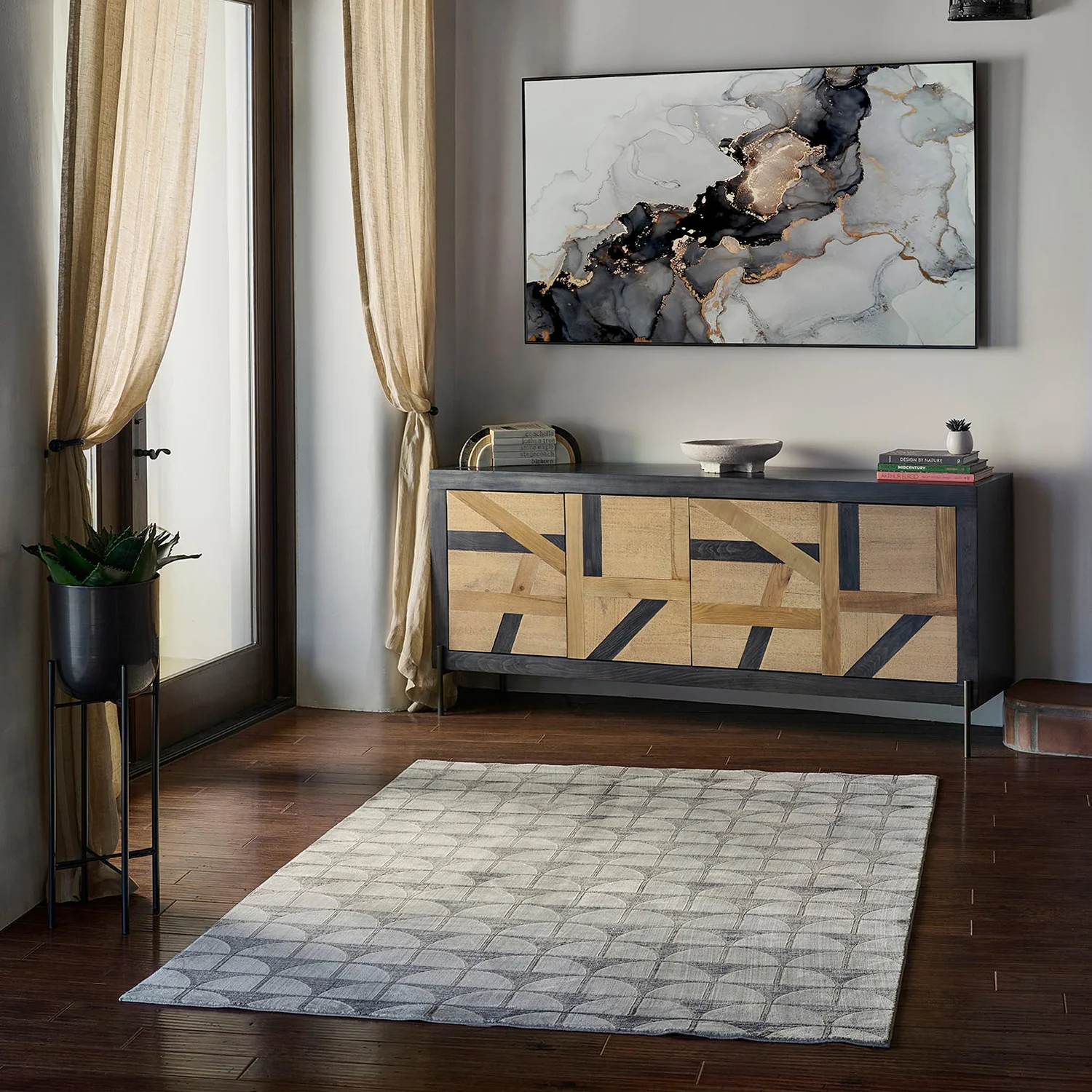 Edition-2 Charcoal Rug - Image 2