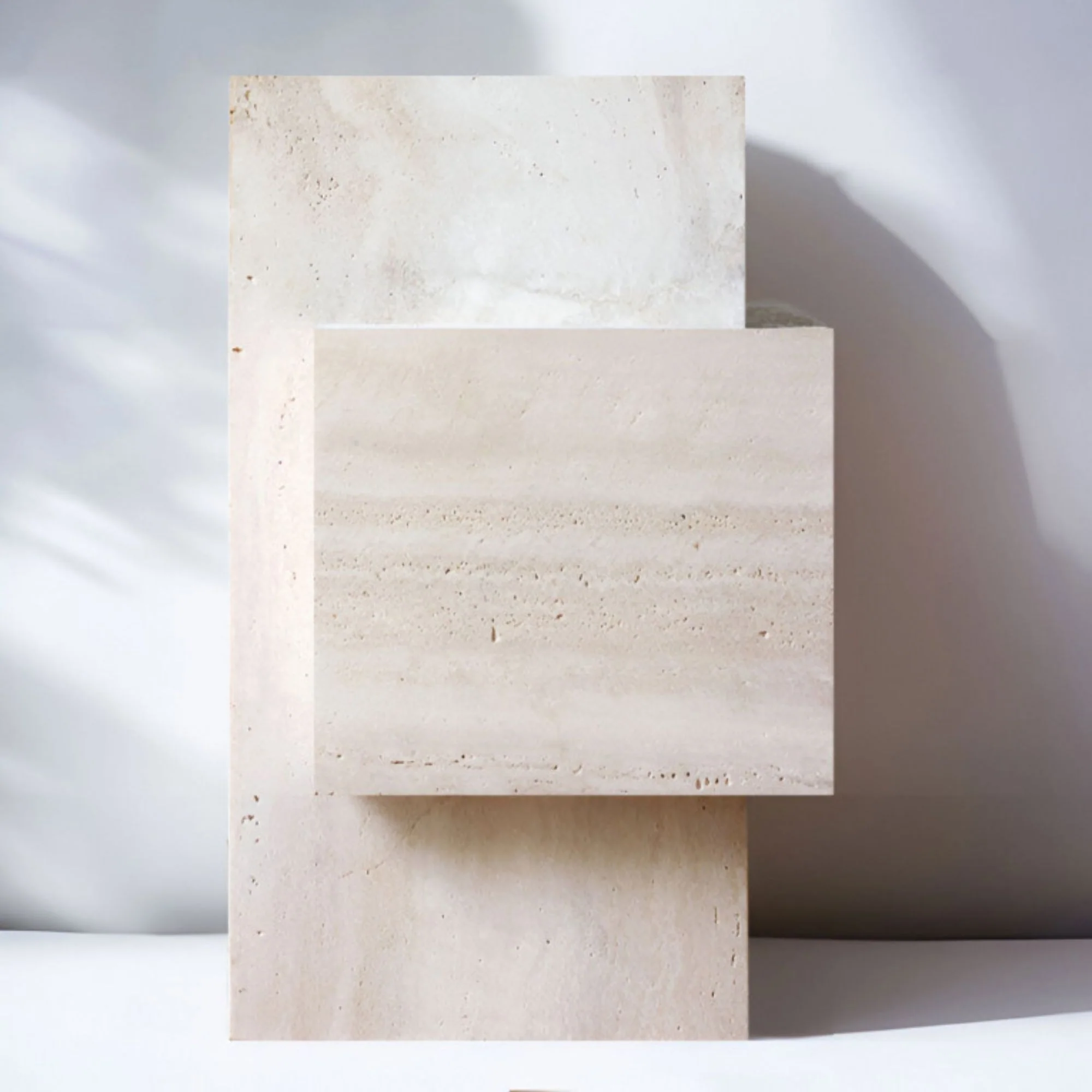 Ella Travertine Table - Image 2