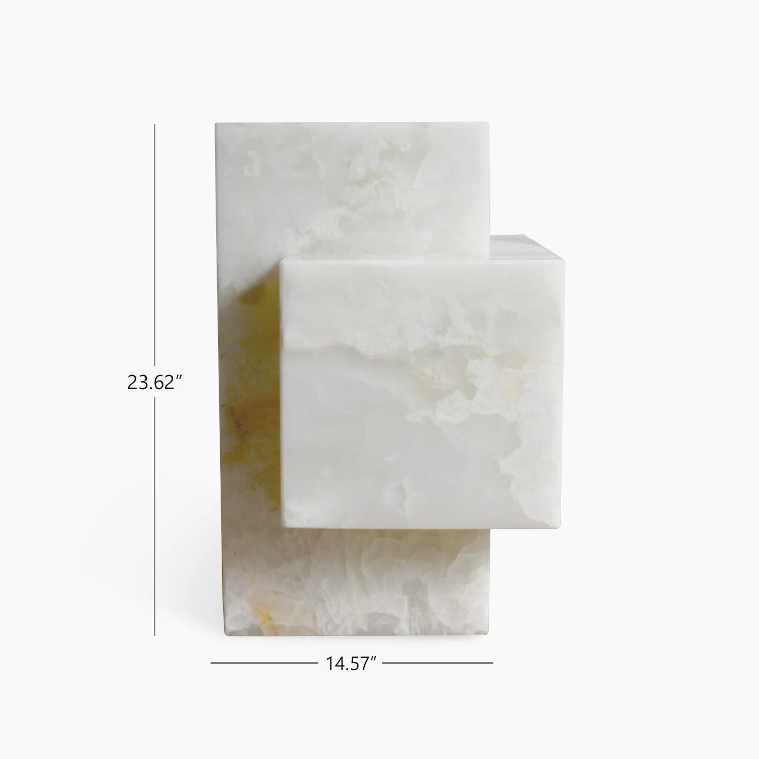 Ella White Onyx Table - Image 11
