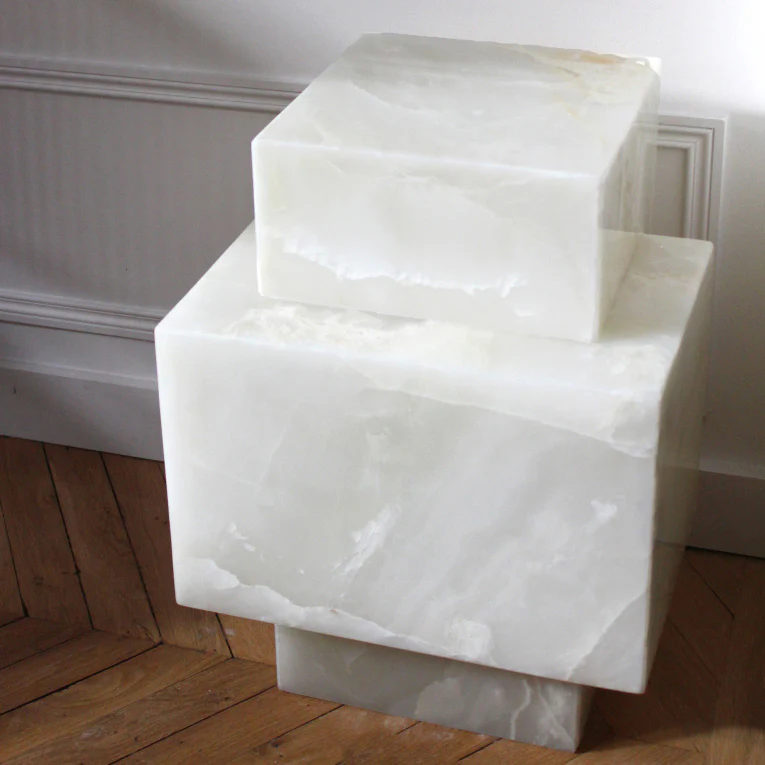 Ella White Onyx Table - Image 5