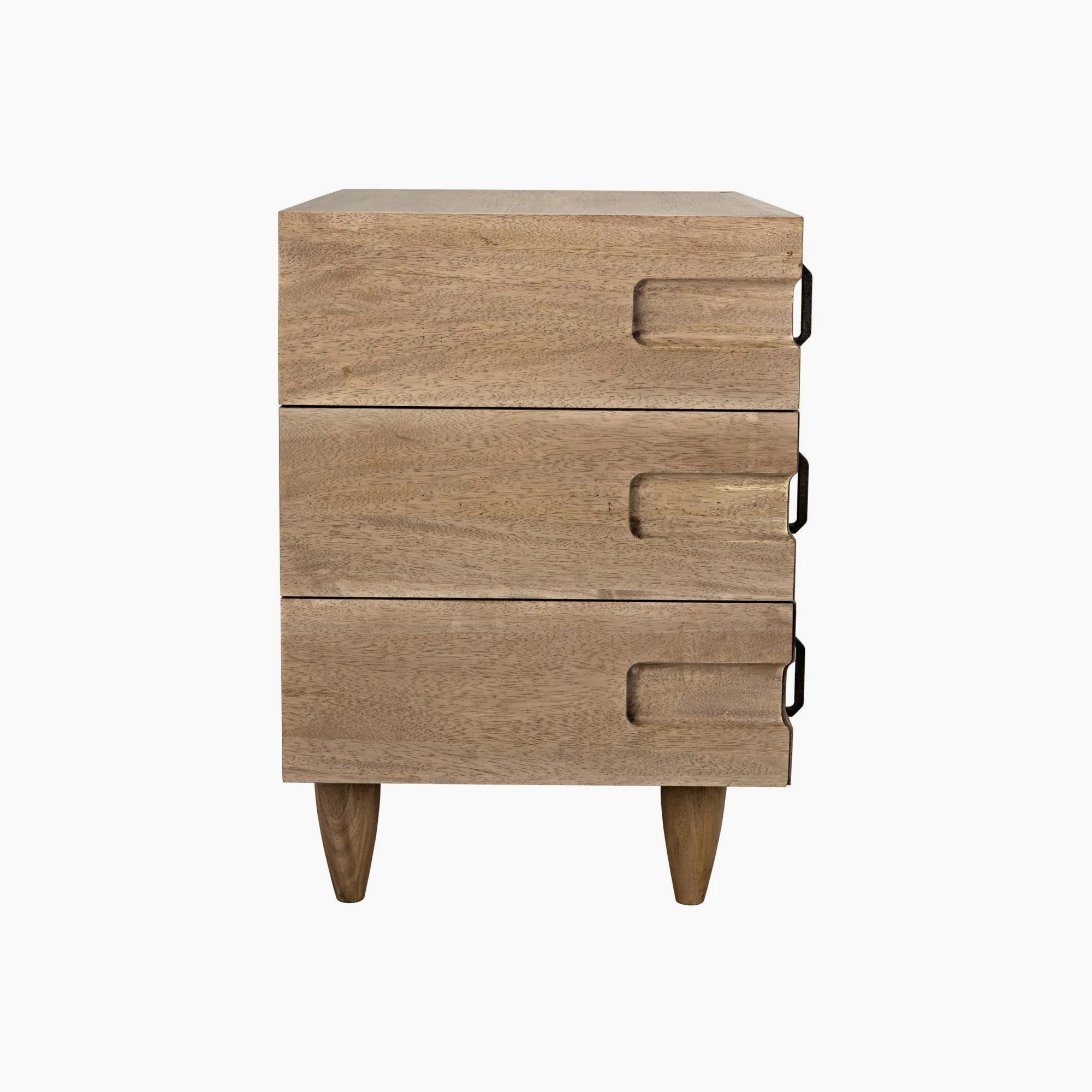 Eva 32" Side Table, Washed Walnut - Image 5
