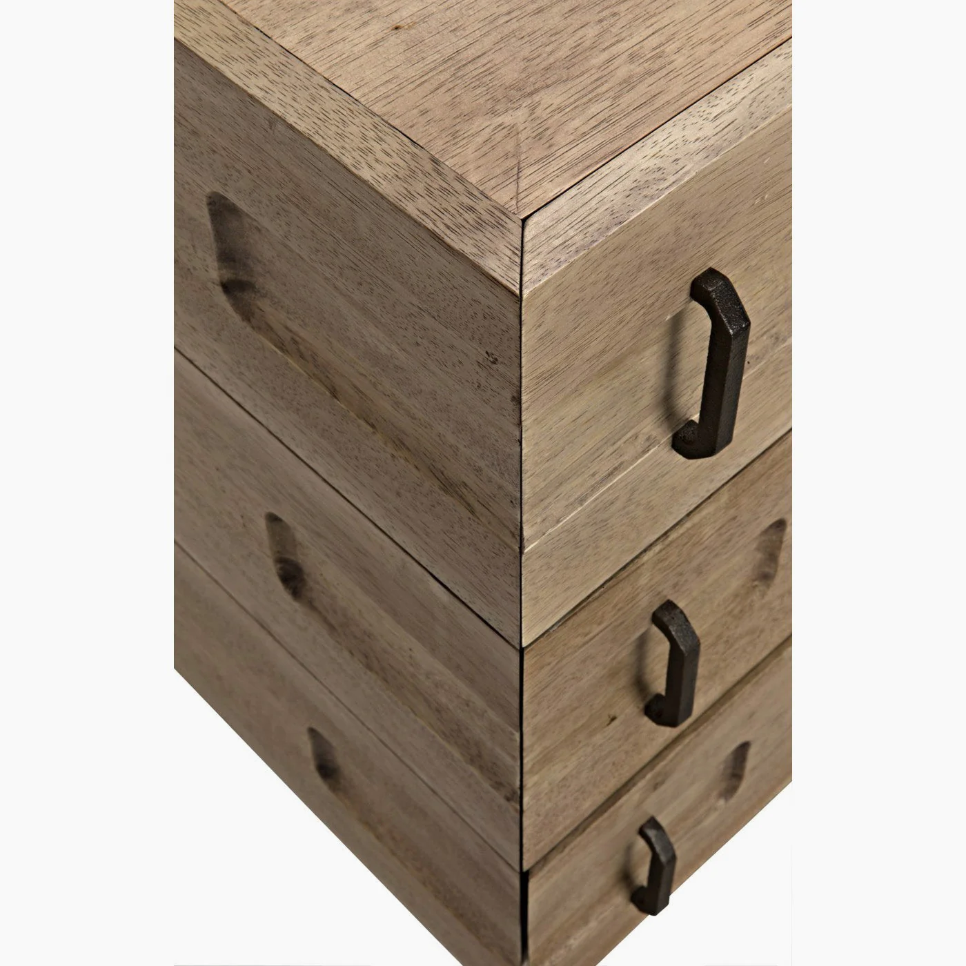 Eva 32" Side Table, Washed Walnut - Image 7