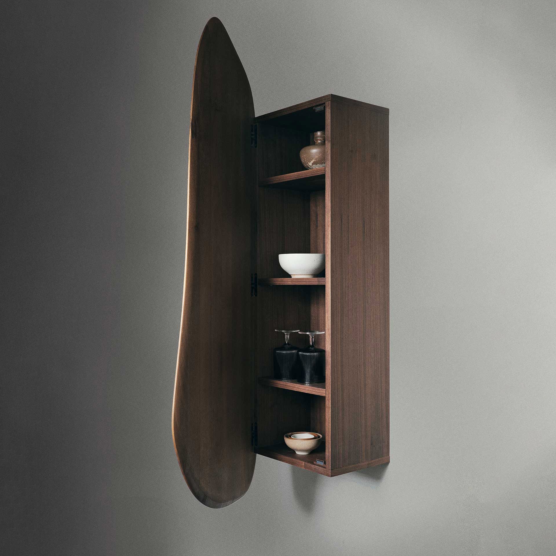 Feve Wall Cabinet - Walnut - Image 4