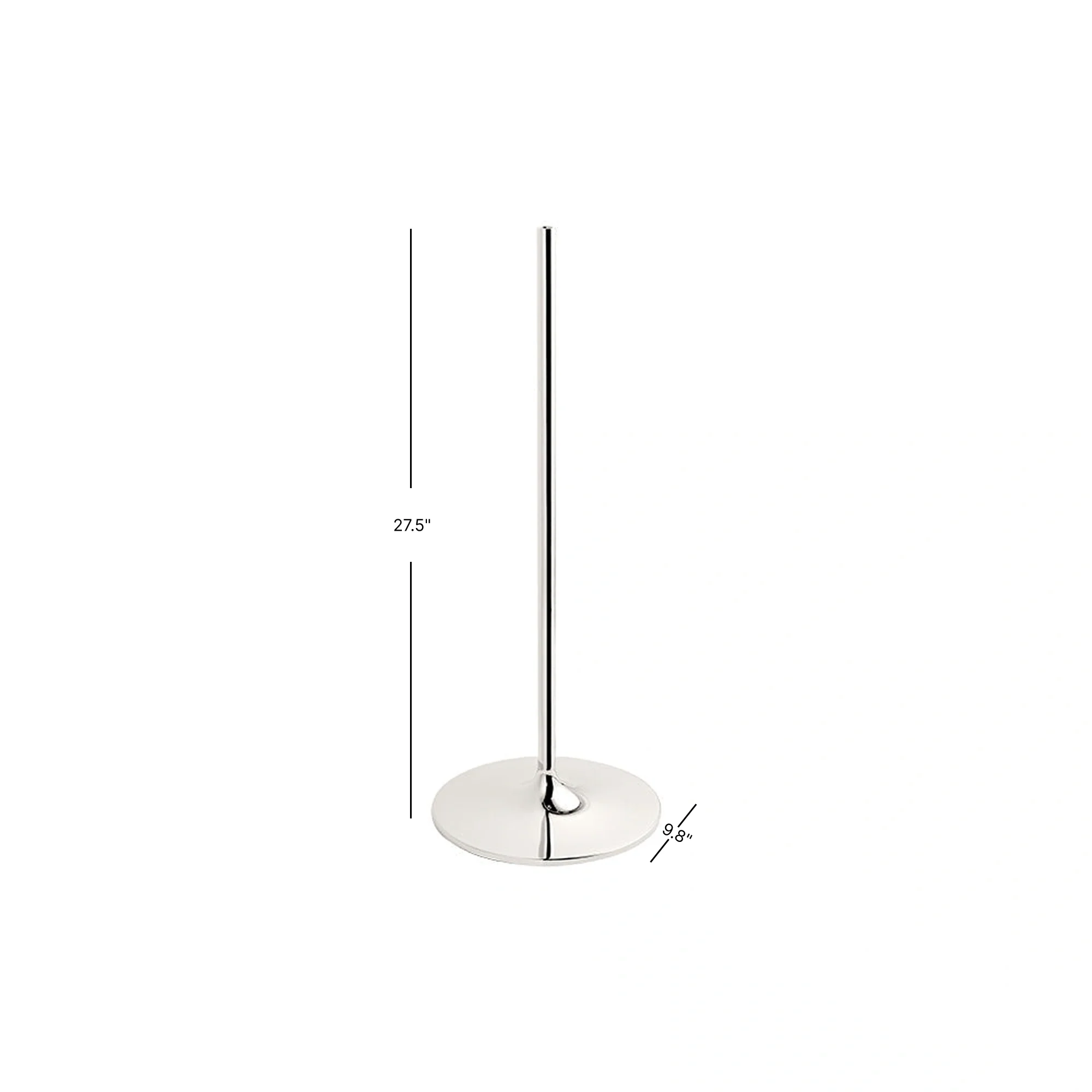 Floor Stand, Chrome - Image 9